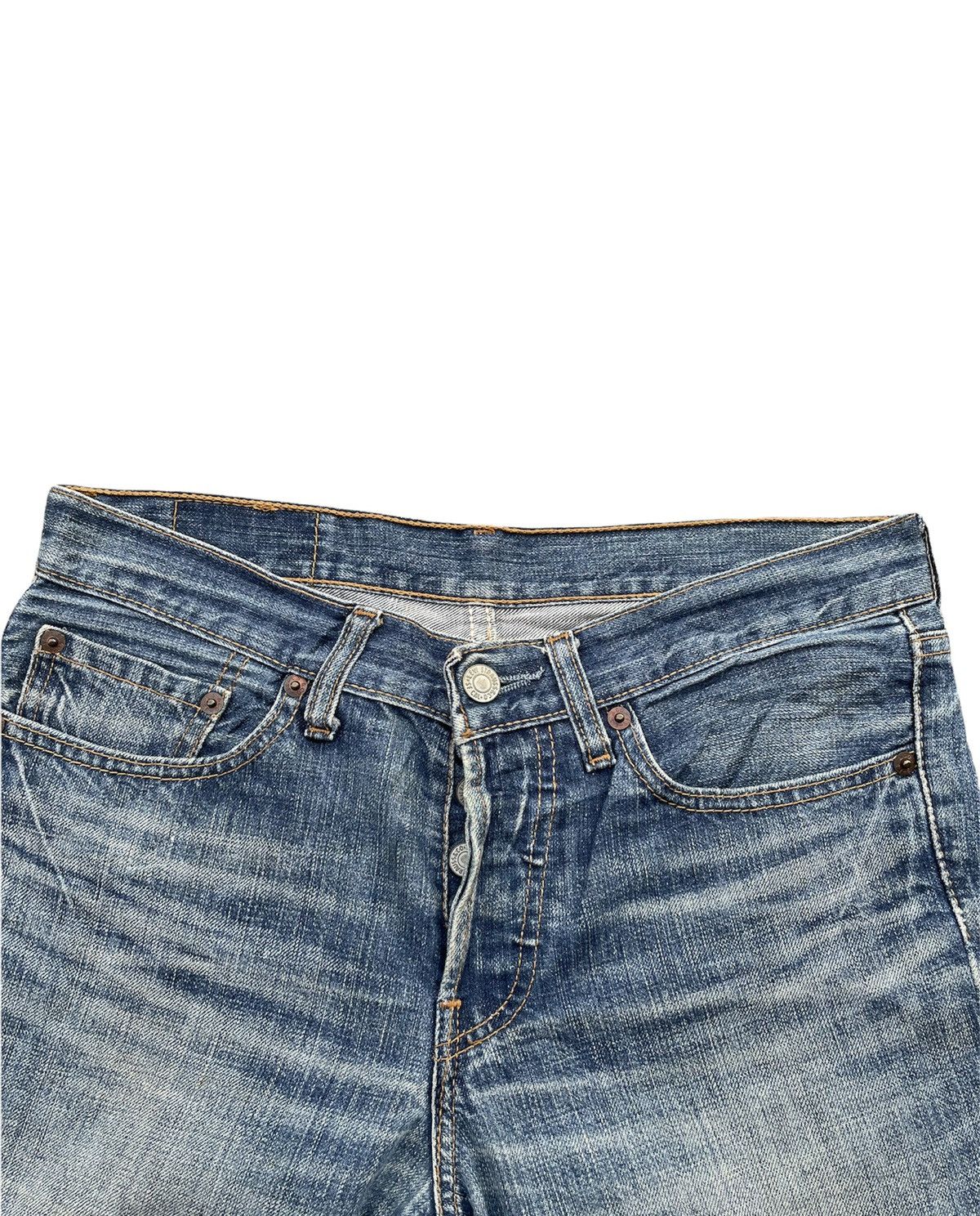 Levi's Levi’s 501 e Vintage 2002 Aging Distressed Denim Size US 30 / EU 46 - 9 Thumbnail