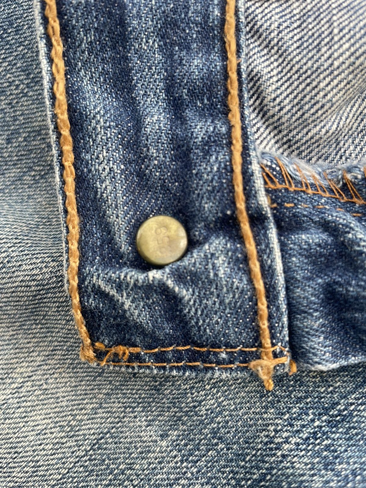 Levi's Levi’s 501 e Vintage 2002 Aging Distressed Denim Size US 30 / EU 46 - 20 Thumbnail