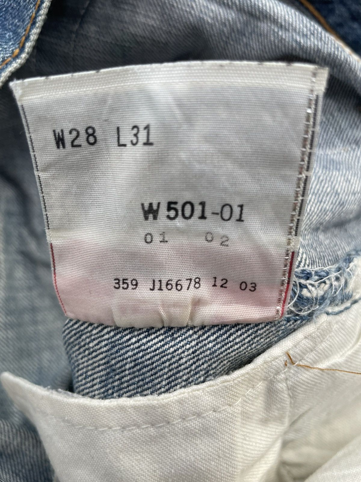 Levi's Levi’s 501 e Vintage 2002 Aging Distressed Denim Size US 30 / EU 46 - 17 Thumbnail