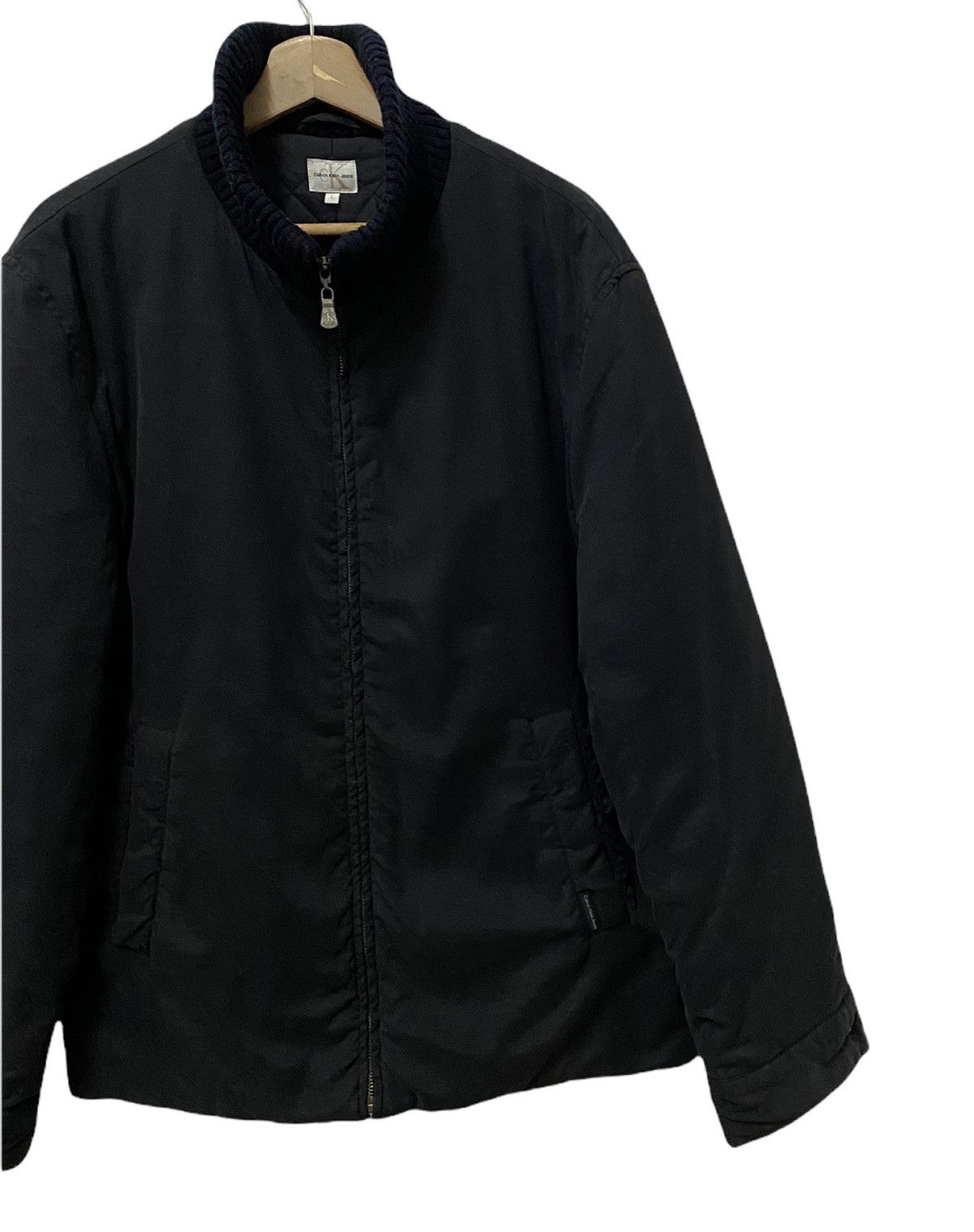 Calvin Klein × Calvin Klein 205W39NYC ACHIEVE CALVIN KLEIN JEANS ZIPPER COLLAR COAT RARE Size US M / EU 48-50 / 2 - 7 Thumbnail