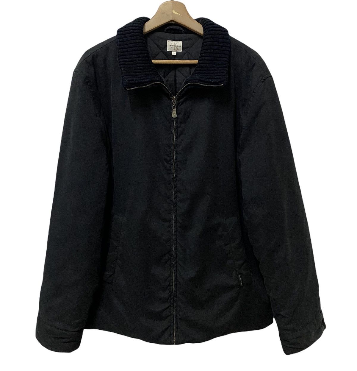 Calvin Klein × Calvin Klein 205W39NYC ACHIEVE CALVIN KLEIN JEANS ZIPPER COLLAR COAT RARE Size US M / EU 48-50 / 2 - 1 Thumbnail