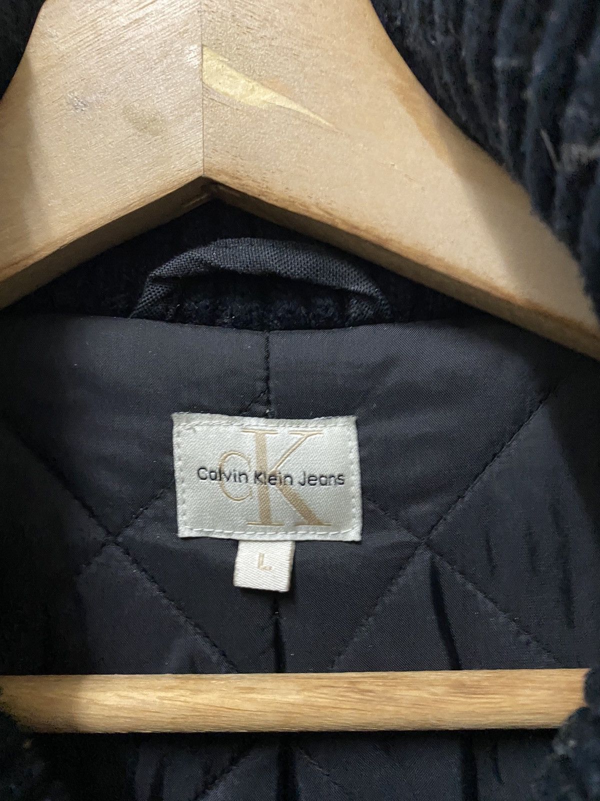 Calvin Klein × Calvin Klein 205W39NYC ACHIEVE CALVIN KLEIN JEANS ZIPPER COLLAR COAT RARE Size US M / EU 48-50 / 2 - 9 Thumbnail