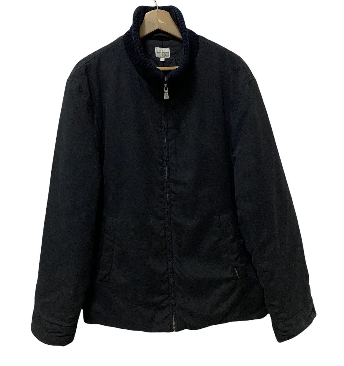 Calvin Klein × Calvin Klein 205W39NYC ACHIEVE CALVIN KLEIN JEANS ZIPPER COLLAR COAT RARE Size US M / EU 48-50 / 2 - 2 Thumbnail