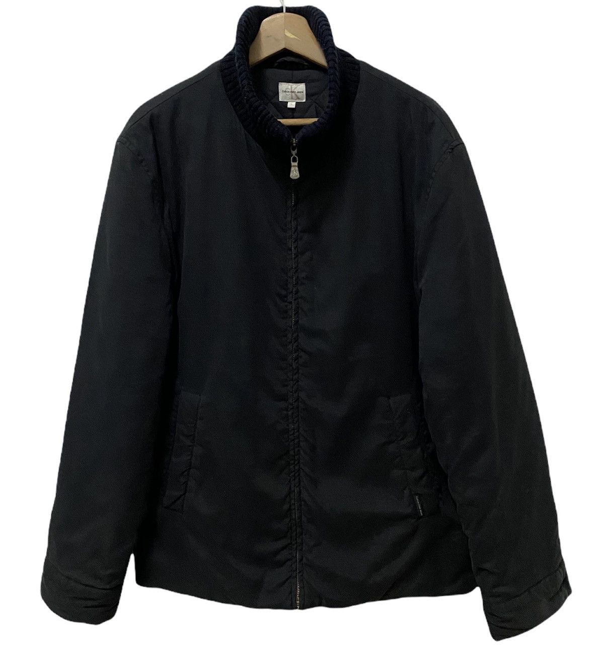 Calvin Klein × Calvin Klein 205W39NYC ACHIEVE CALVIN KLEIN JEANS ZIPPER COLLAR COAT RARE Size US M / EU 48-50 / 2 - 6 Thumbnail