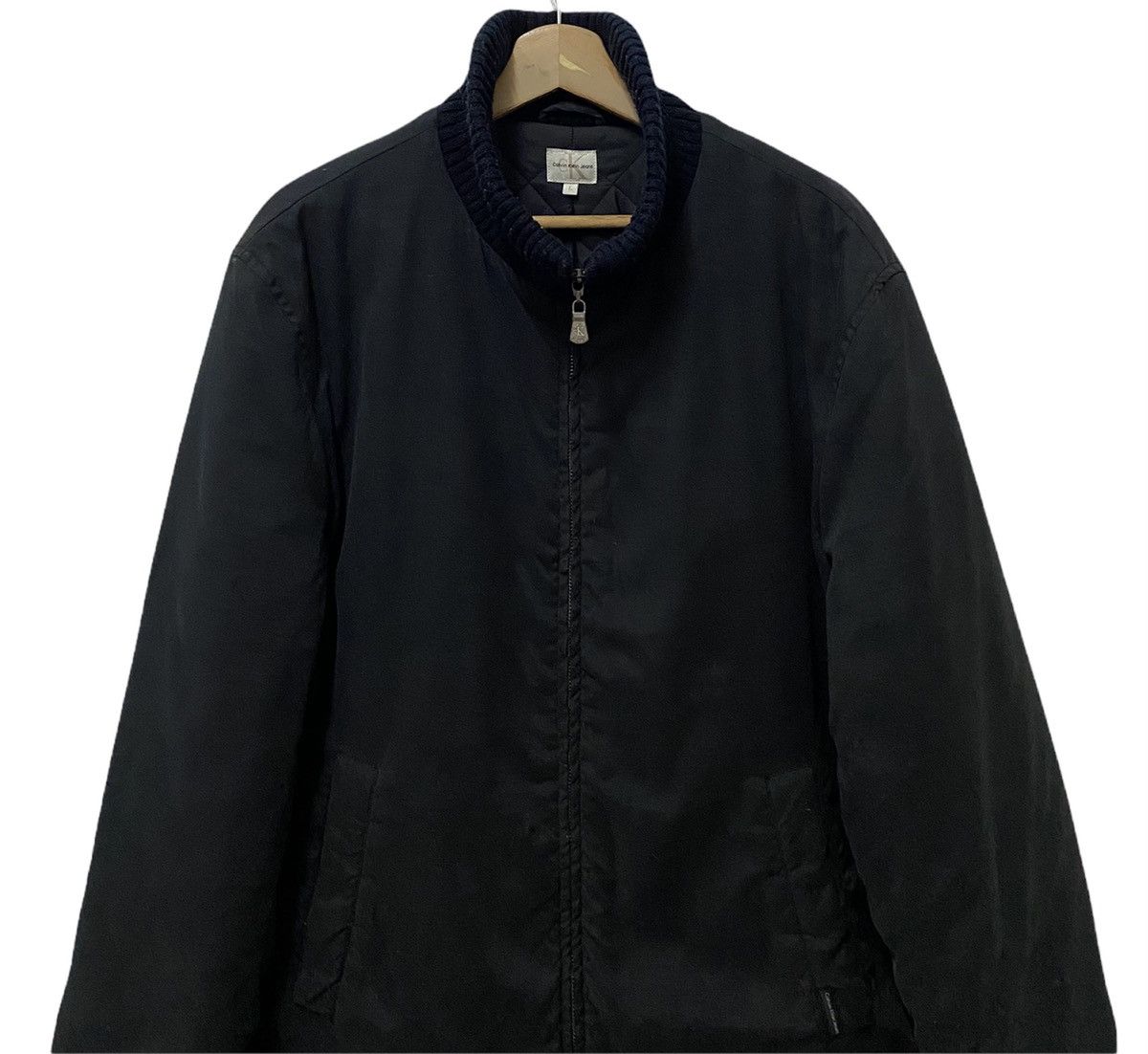 Calvin Klein × Calvin Klein 205W39NYC ACHIEVE CALVIN KLEIN JEANS ZIPPER COLLAR COAT RARE Size US M / EU 48-50 / 2 - 3 Thumbnail