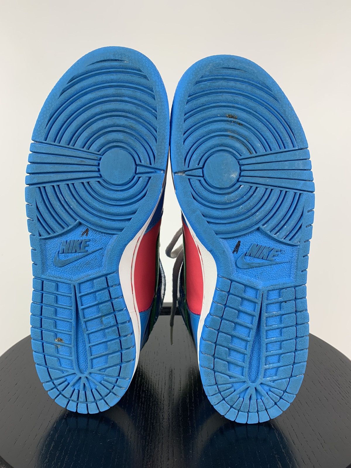 Nike Vintage Nike Rare High Dunk Trainers Mid Pink Blue Yellow Size US 6 / EU 39 - 13 Thumbnail