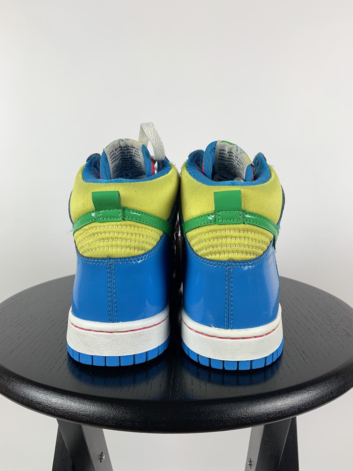 Nike Vintage Nike Rare High Dunk Trainers Mid Pink Blue Yellow Size US 6 / EU 39 - 6 Thumbnail