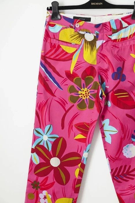 Gucci SS99 Flower pants Size 27" / US 4 / IT 40 - 3 Thumbnail