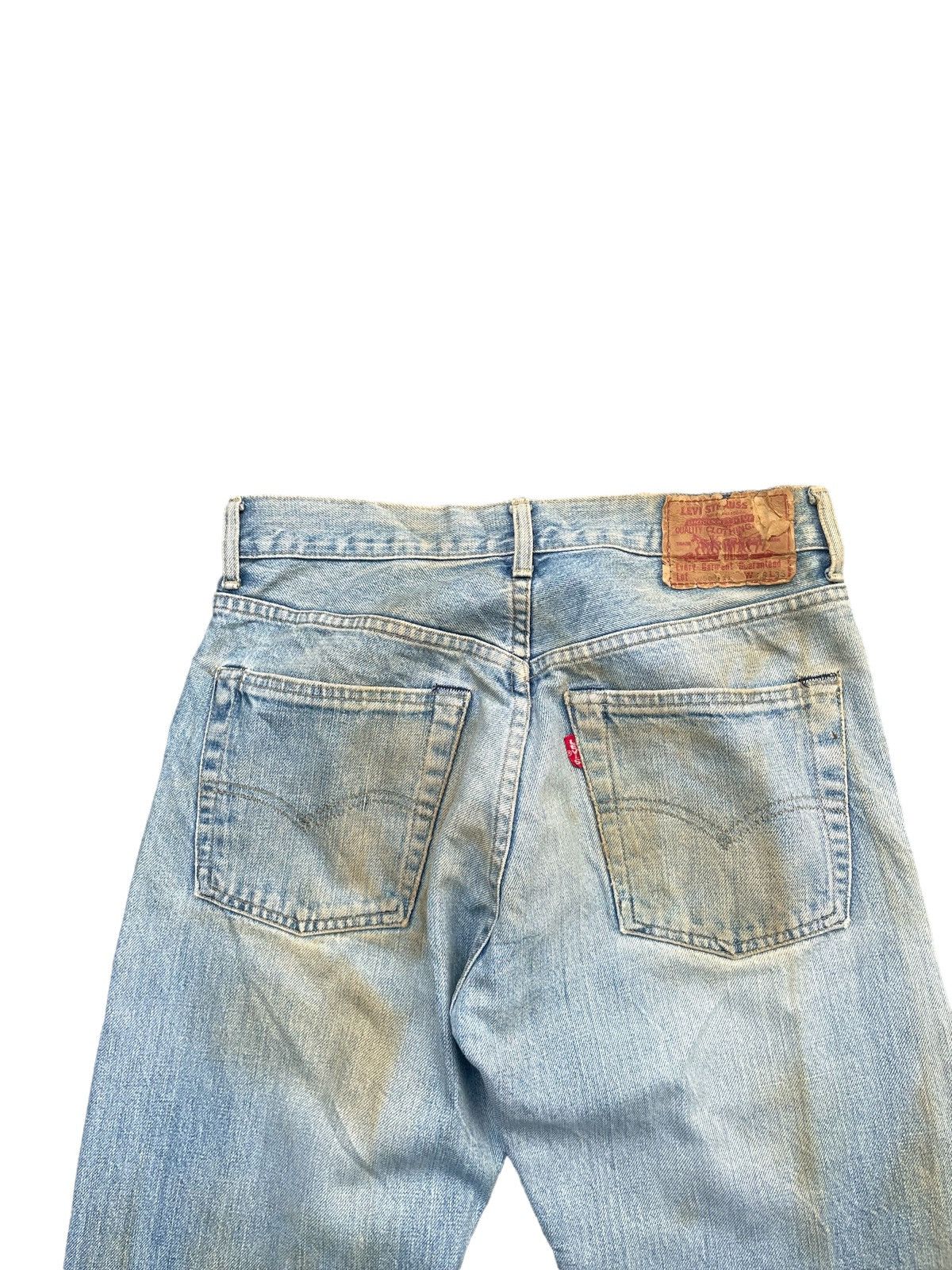 Levi's × Vintage Vintage Levis 503B XX E Aging Faded Wash Denim Size US 29 - 15 Thumbnail