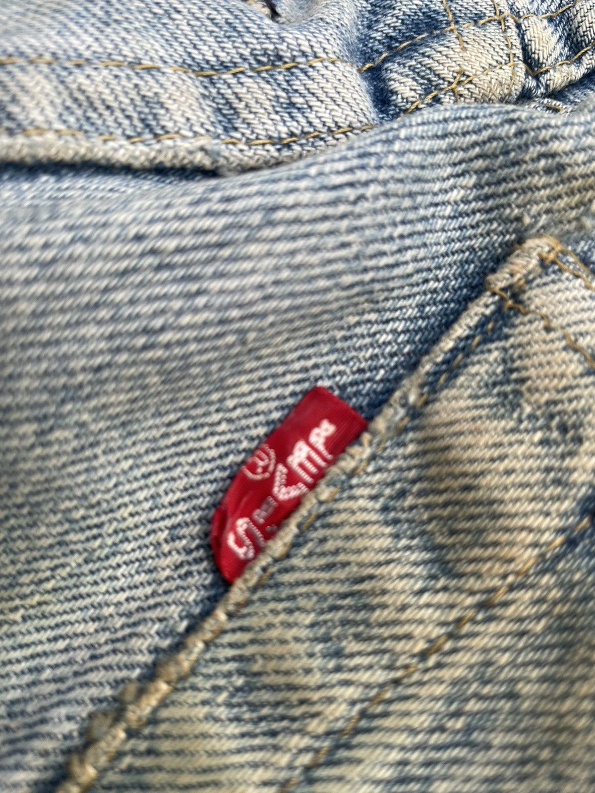 Levi's × Vintage Vintage Levis 503B XX E Aging Faded Wash Denim Size US 29 - 21 Thumbnail