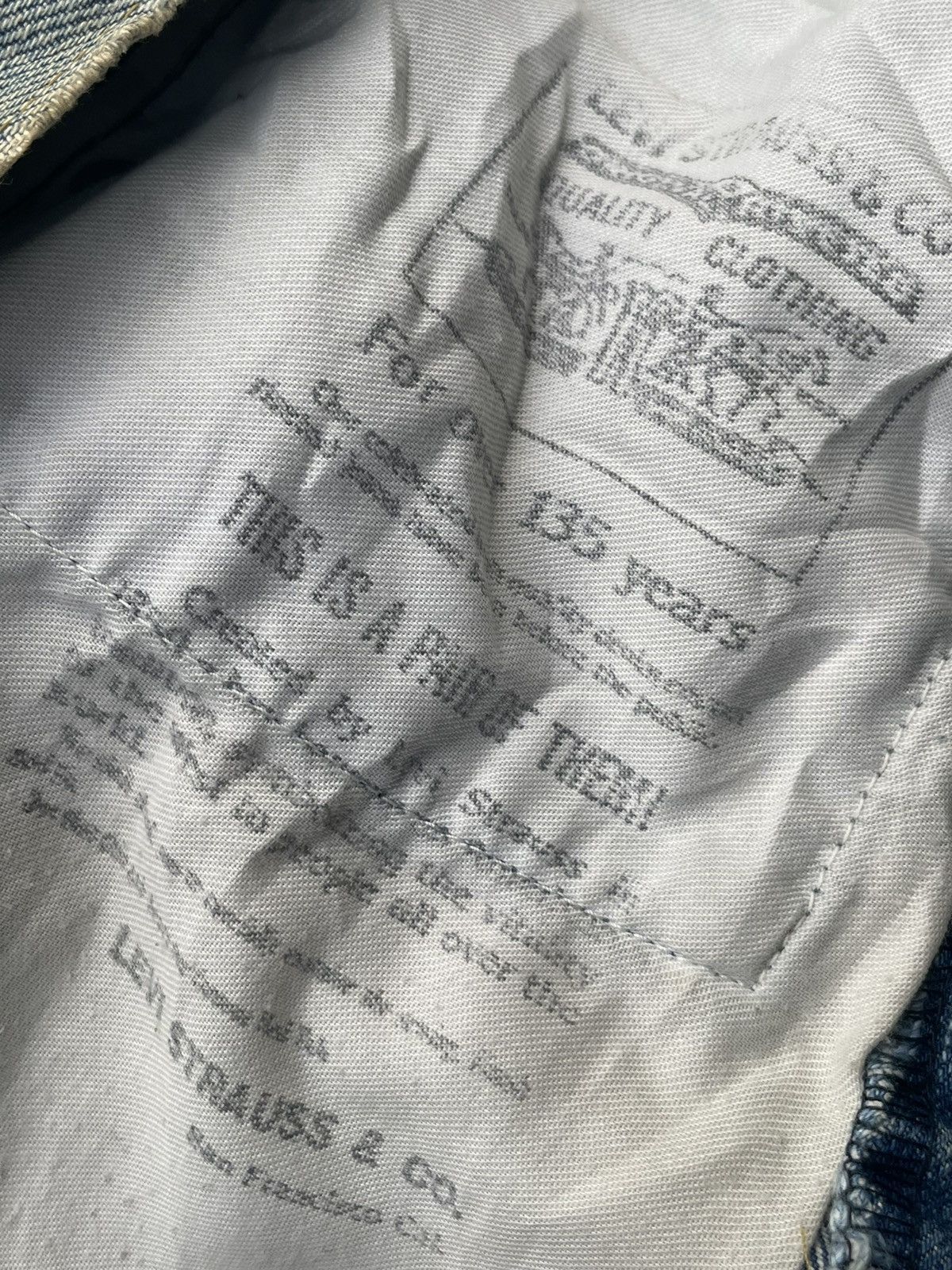 Levi's × Vintage Vintage Levis 503B XX E Aging Faded Wash Denim Size US 29 - 22 Thumbnail