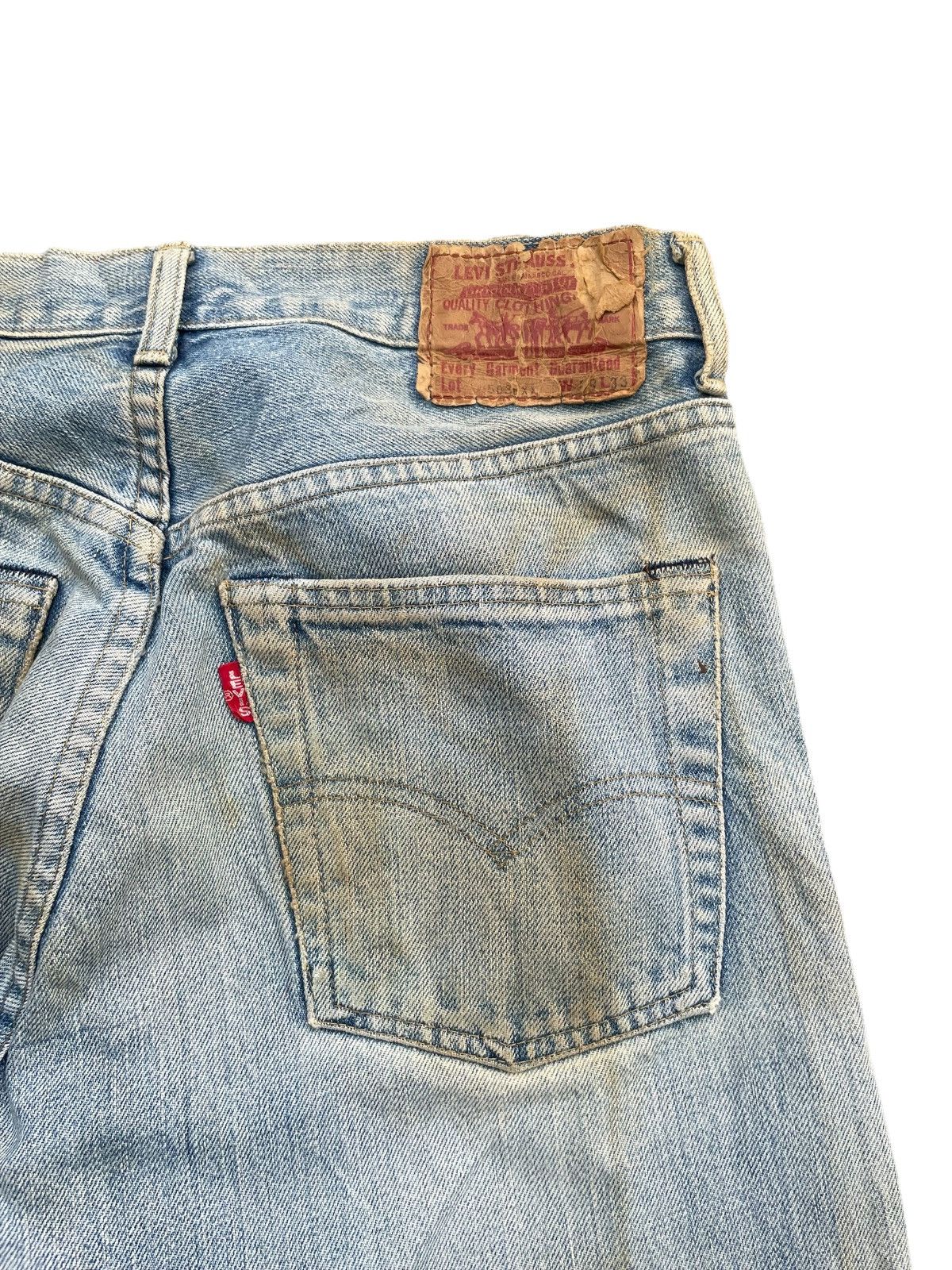 Levi's × Vintage Vintage Levis 503B XX E Aging Faded Wash Denim Size US 29 - 16 Thumbnail