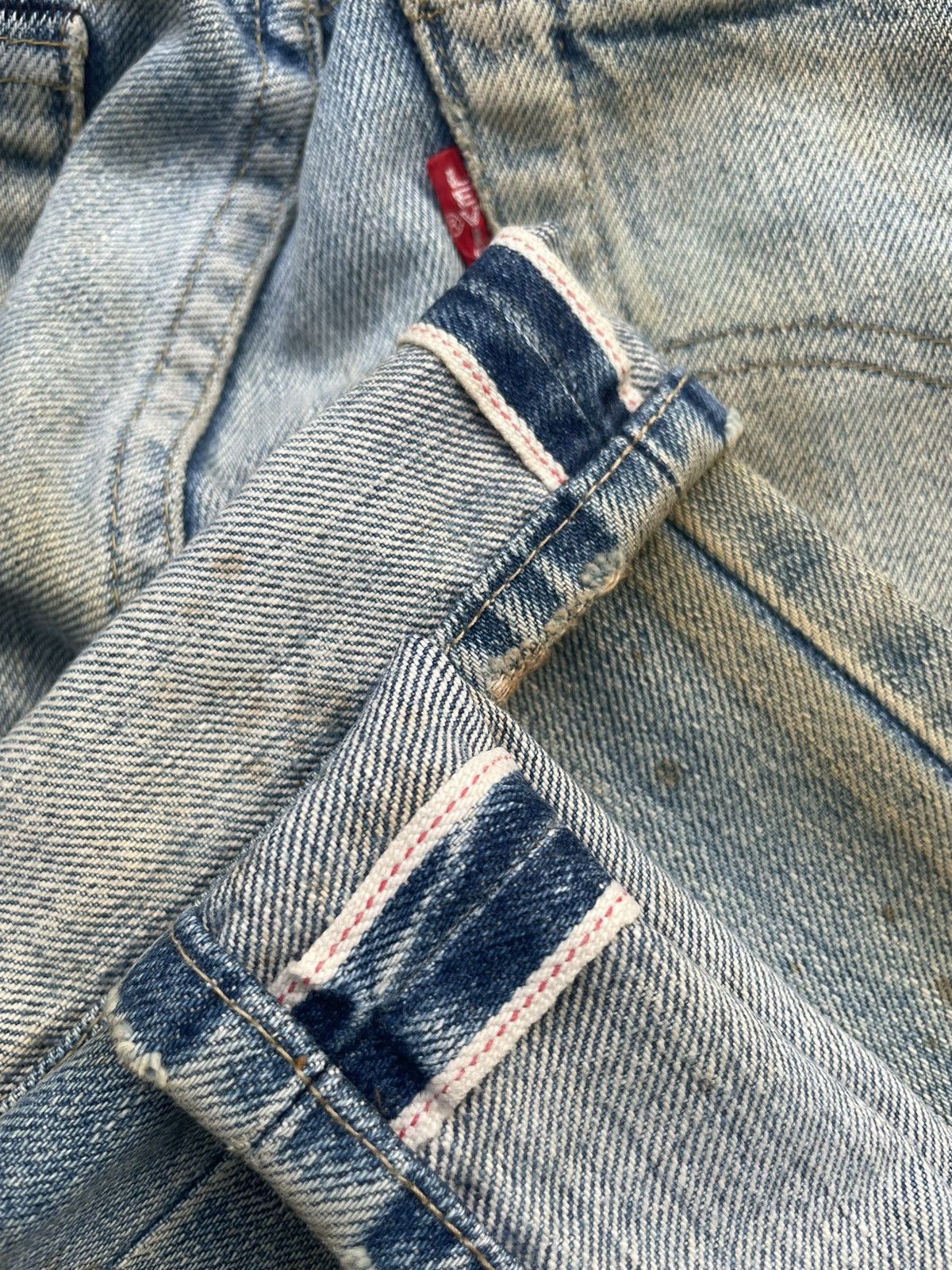 Levi's × Vintage Vintage Levis 503B XX E Aging Faded Wash Denim Size US 29 - 18 Thumbnail