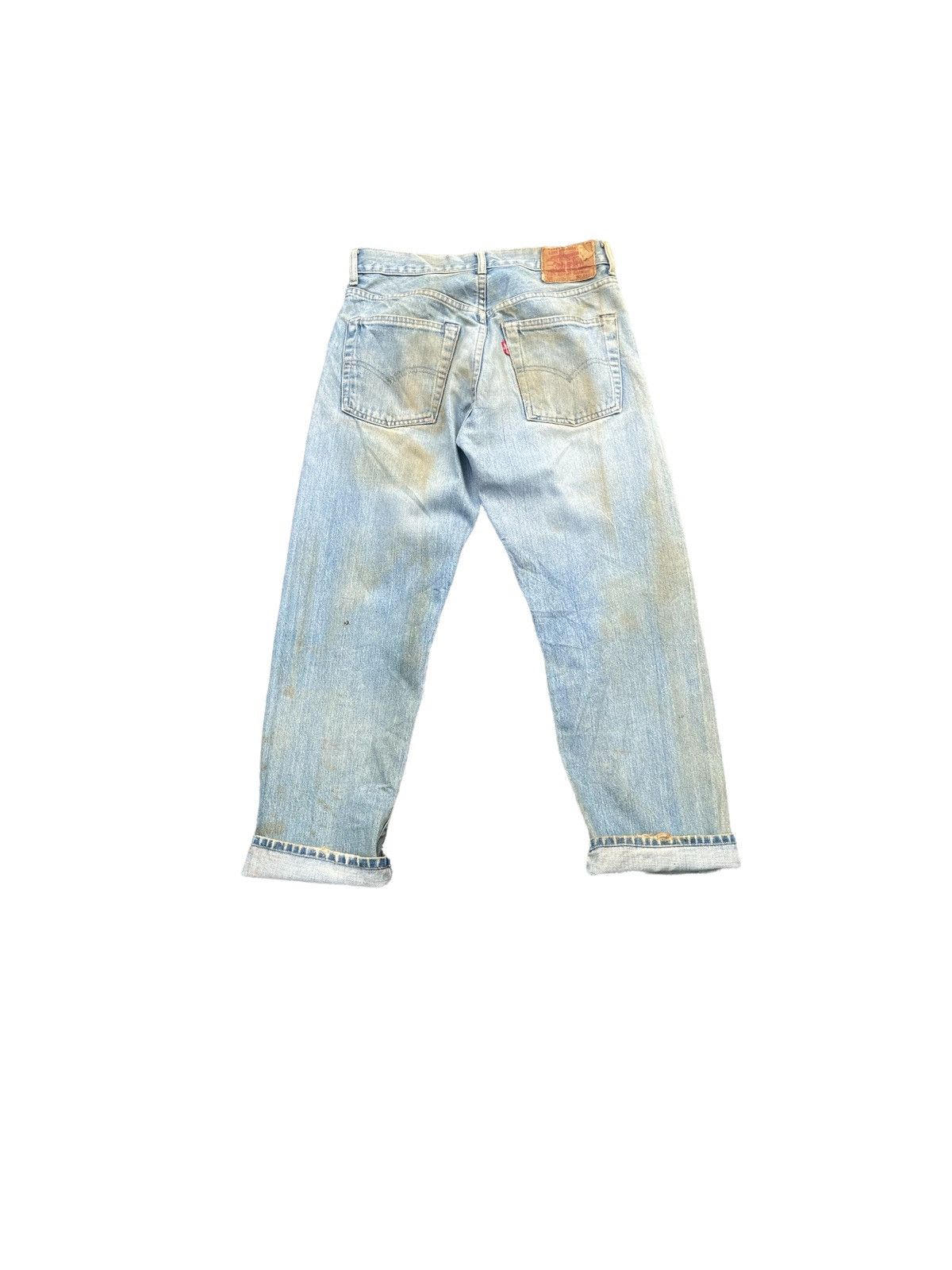Levi's × Vintage Vintage Levis 503B XX E Aging Faded Wash Denim Size US 29 - 11 Thumbnail