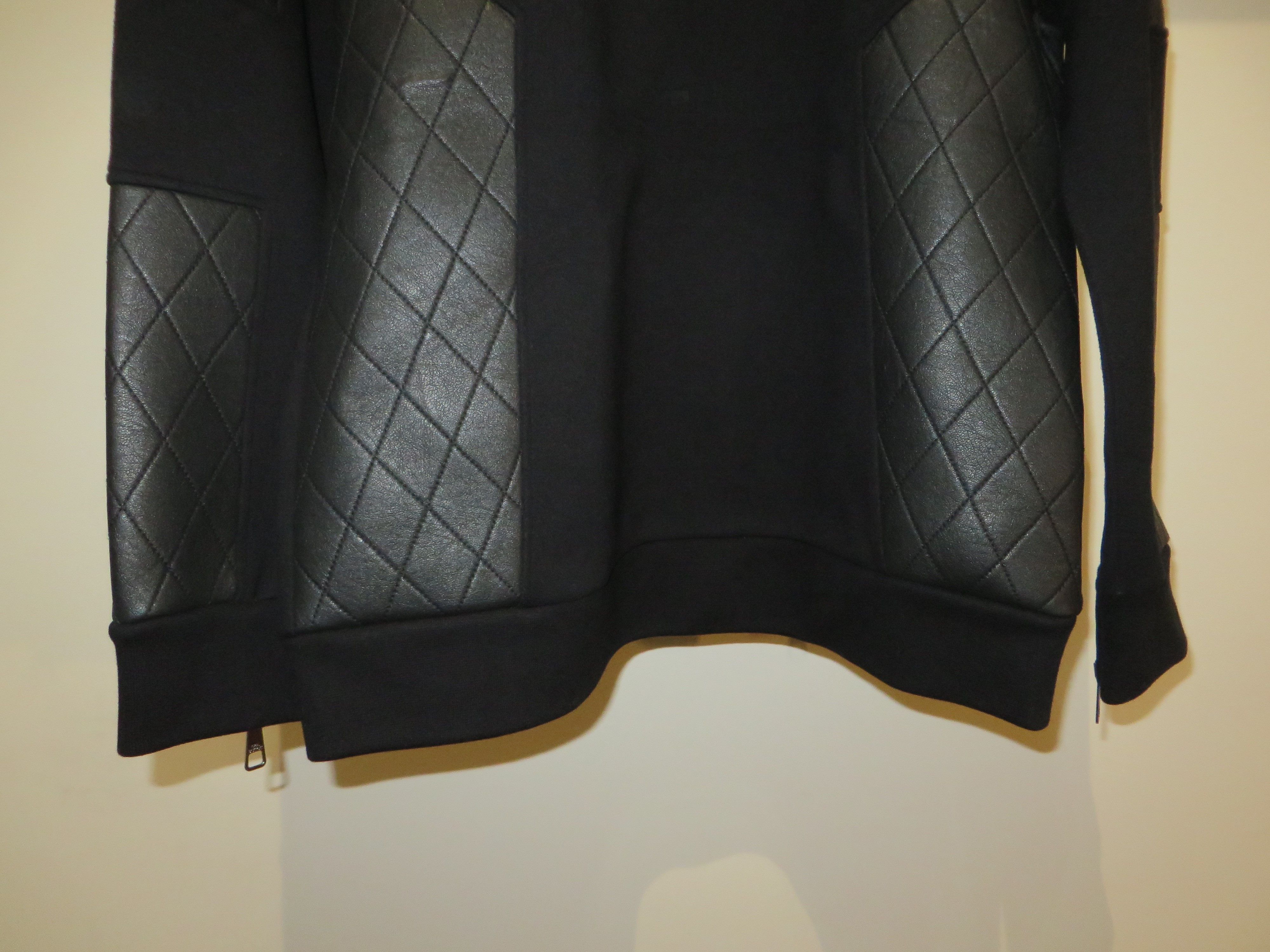 Neil Barrett Quilted leather inserts sweatshirt Size US M / EU 48-50 / 2 - 6 Thumbnail