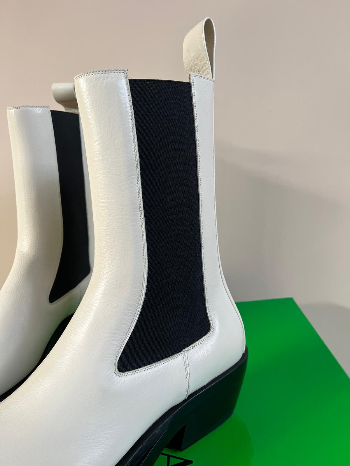 Bottega Veneta BV Lean Boot in Wax / White Size US 10 / EU 43 - 7 Thumbnail
