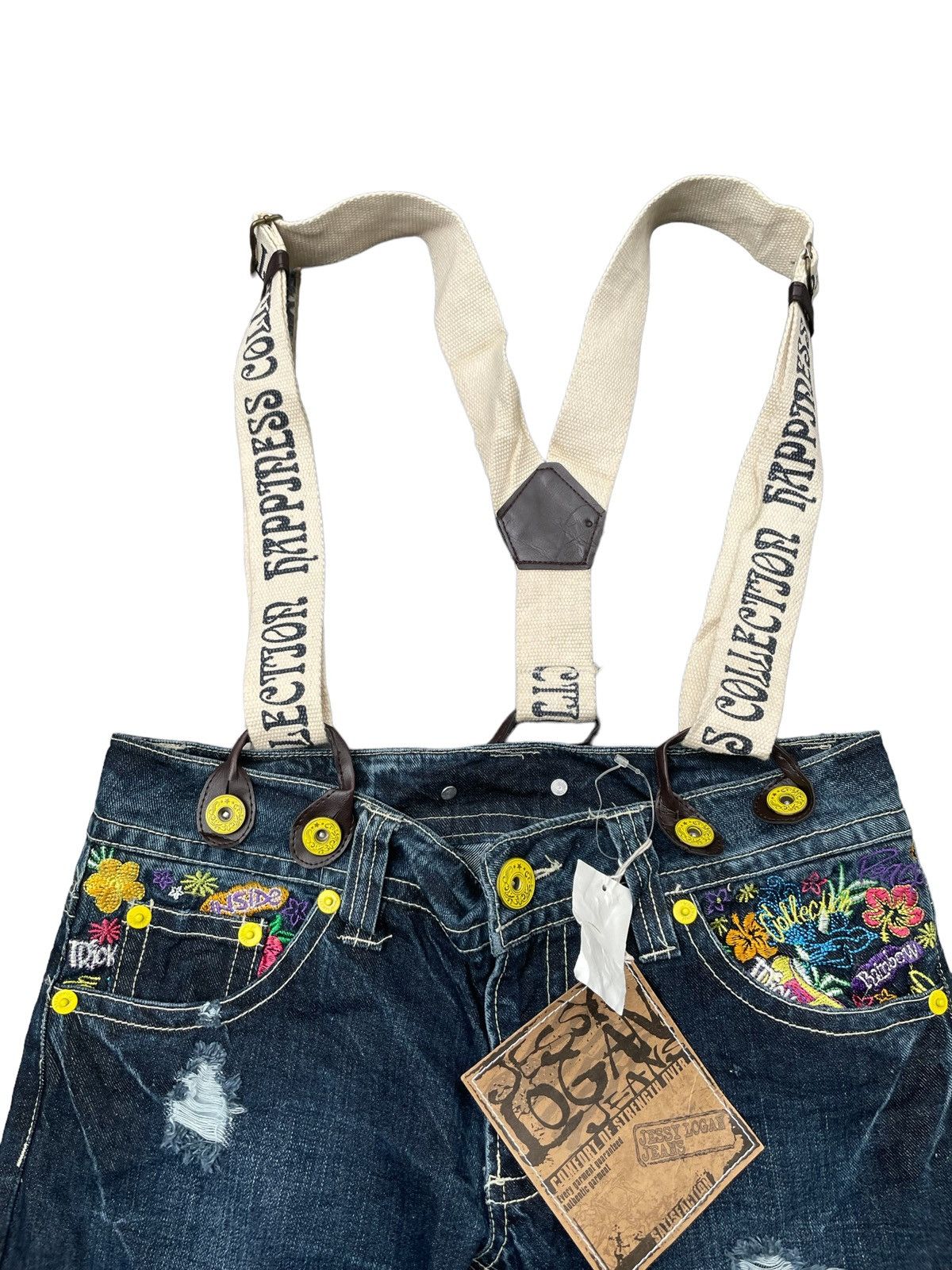 Japanese Brand Jessy Logan Jeans Custom Denim Size 34" / US 12 / IT 48 - 8 Thumbnail