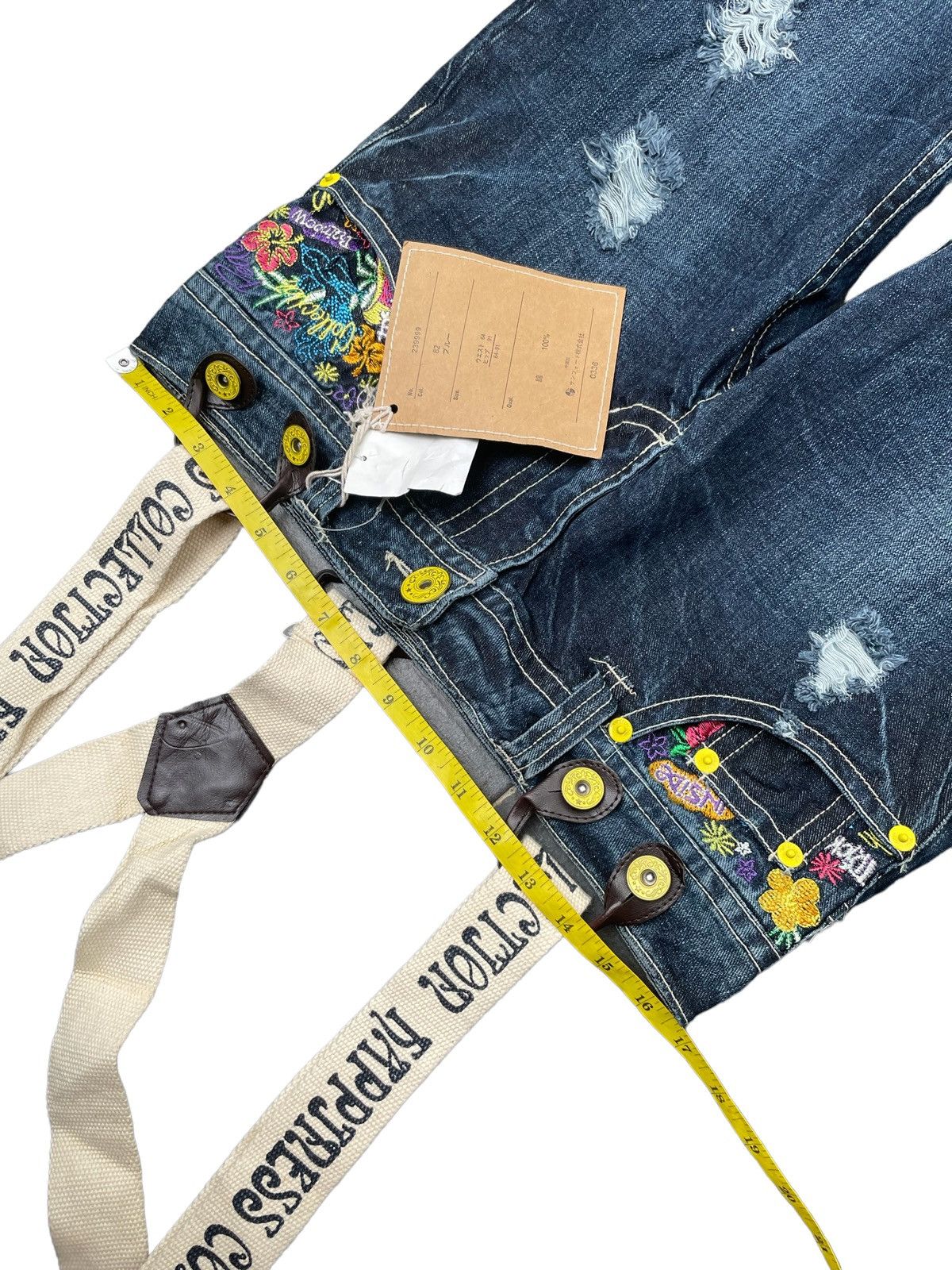 Japanese Brand Jessy Logan Jeans Custom Denim Size 34" / US 12 / IT 48 - 2 Thumbnail