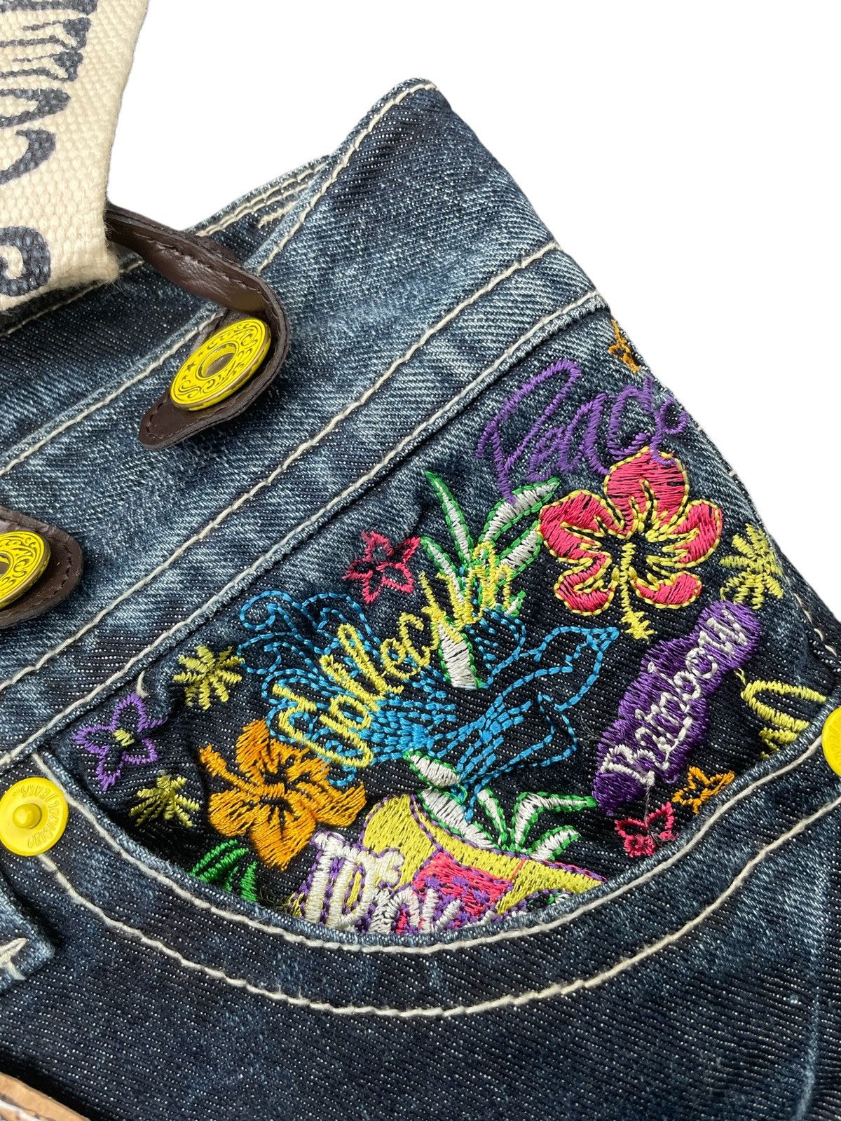 Japanese Brand Jessy Logan Jeans Custom Denim Size 34" / US 12 / IT 48 - 9 Thumbnail