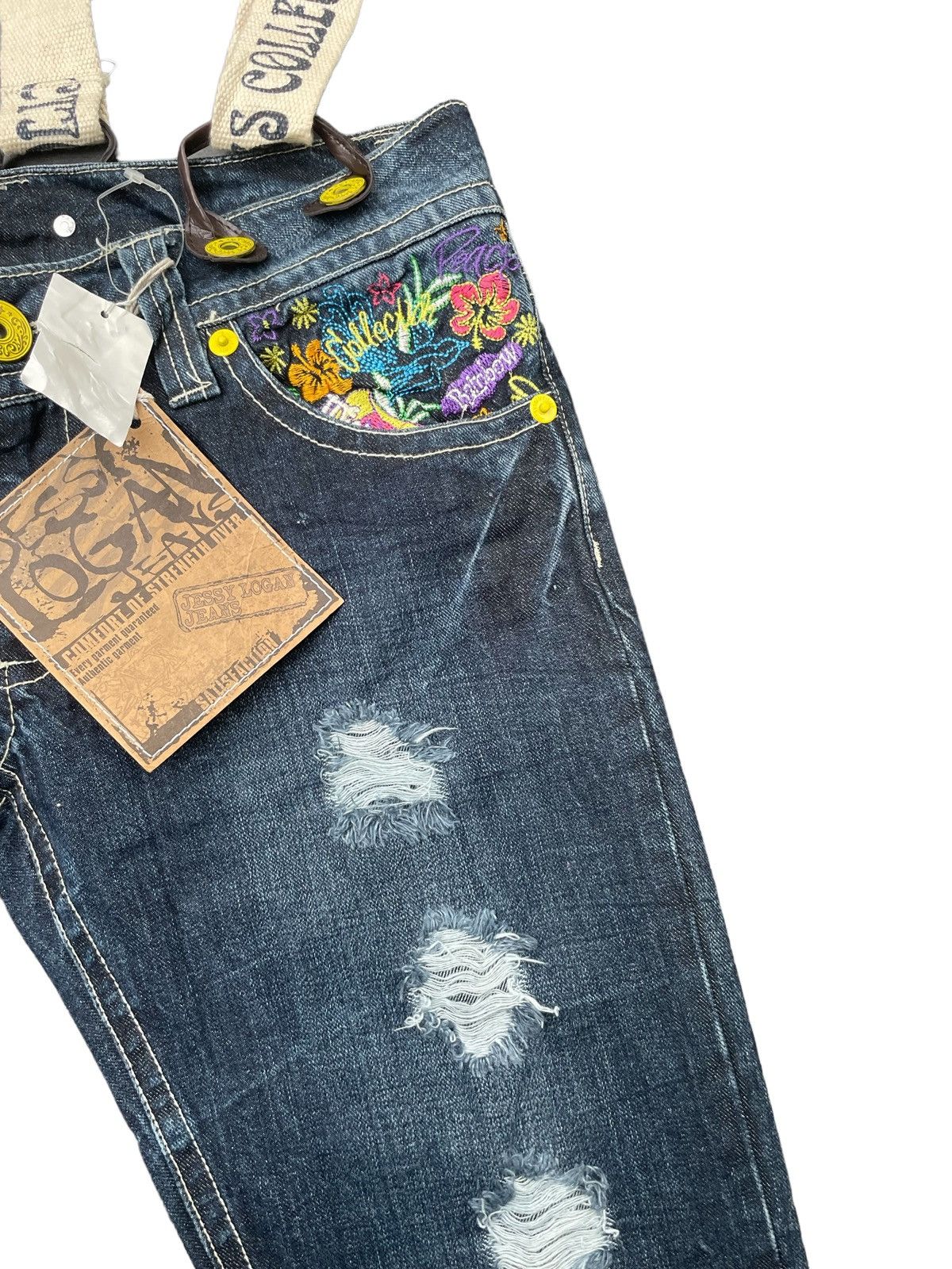 Japanese Brand Jessy Logan Jeans Custom Denim Size 34" / US 12 / IT 48 - 6 Thumbnail