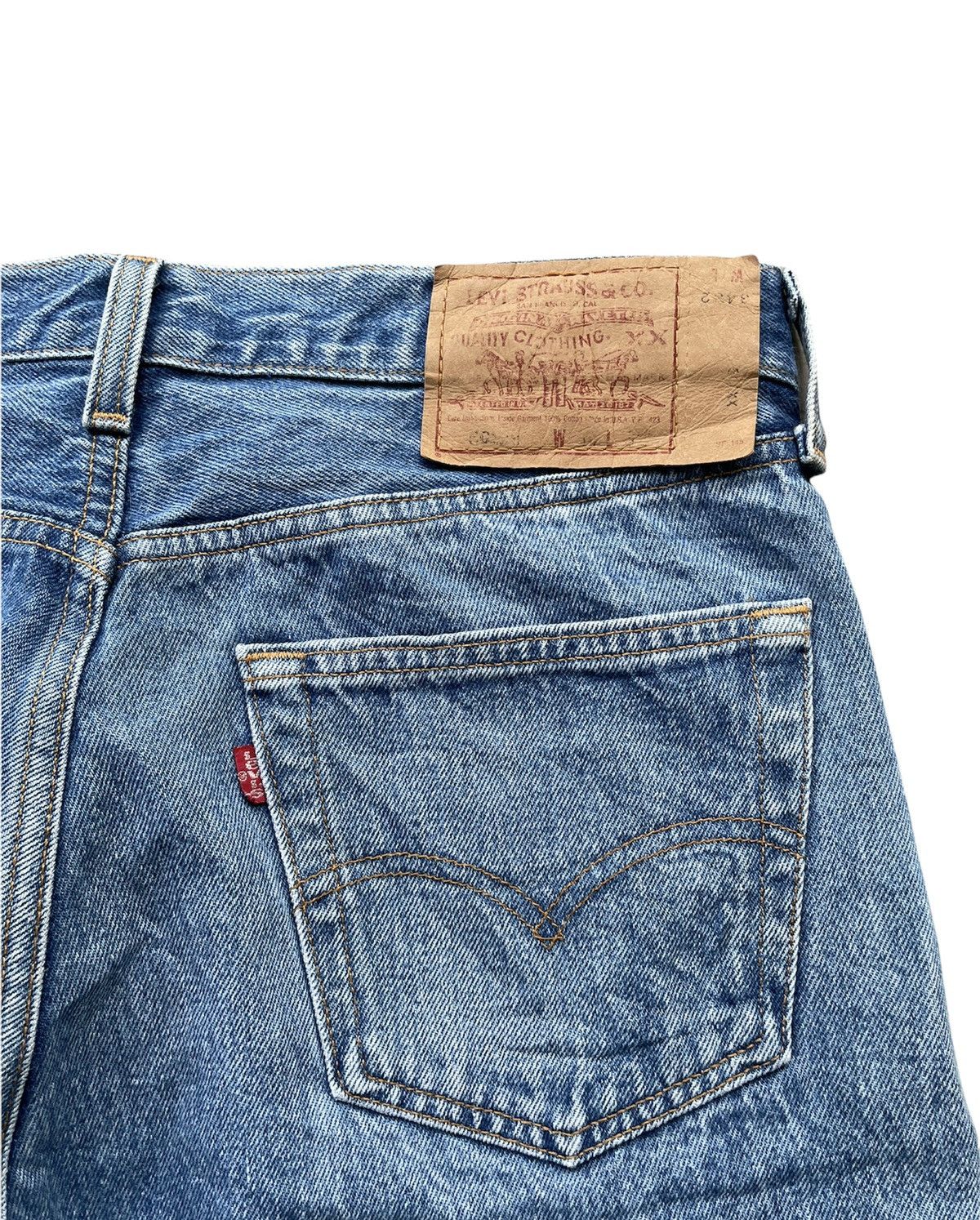 Levi's Vintage Levis 501 1996 USA Stone Wash Denim Size US 32 / EU 48 - 8 Thumbnail