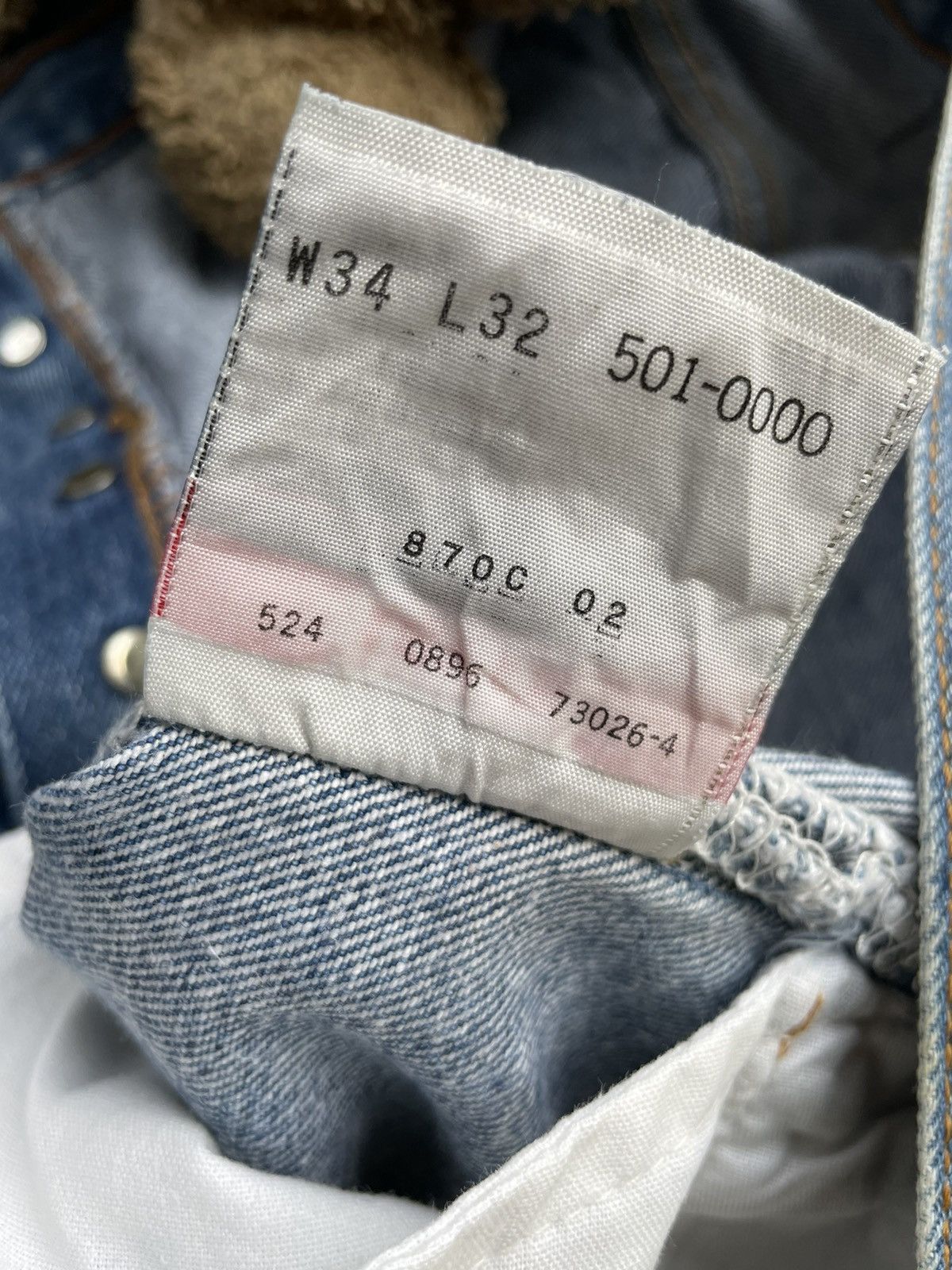 Levi's Vintage Levis 501 1996 USA Stone Wash Denim Size US 32 / EU 48 - 11 Thumbnail