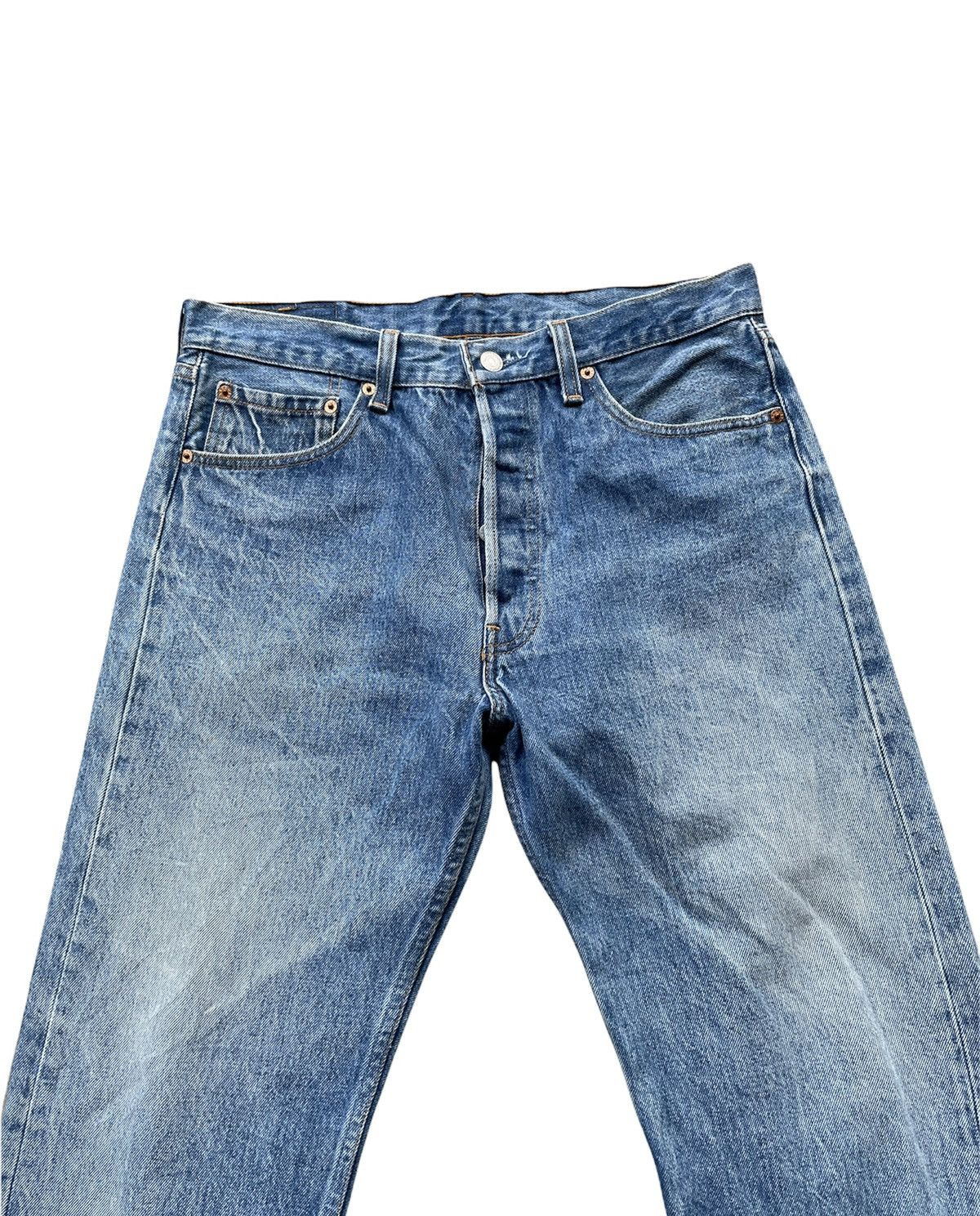 Levi's Vintage Levis 501 1996 USA Stone Wash Denim Size US 32 / EU 48 - 3 Thumbnail