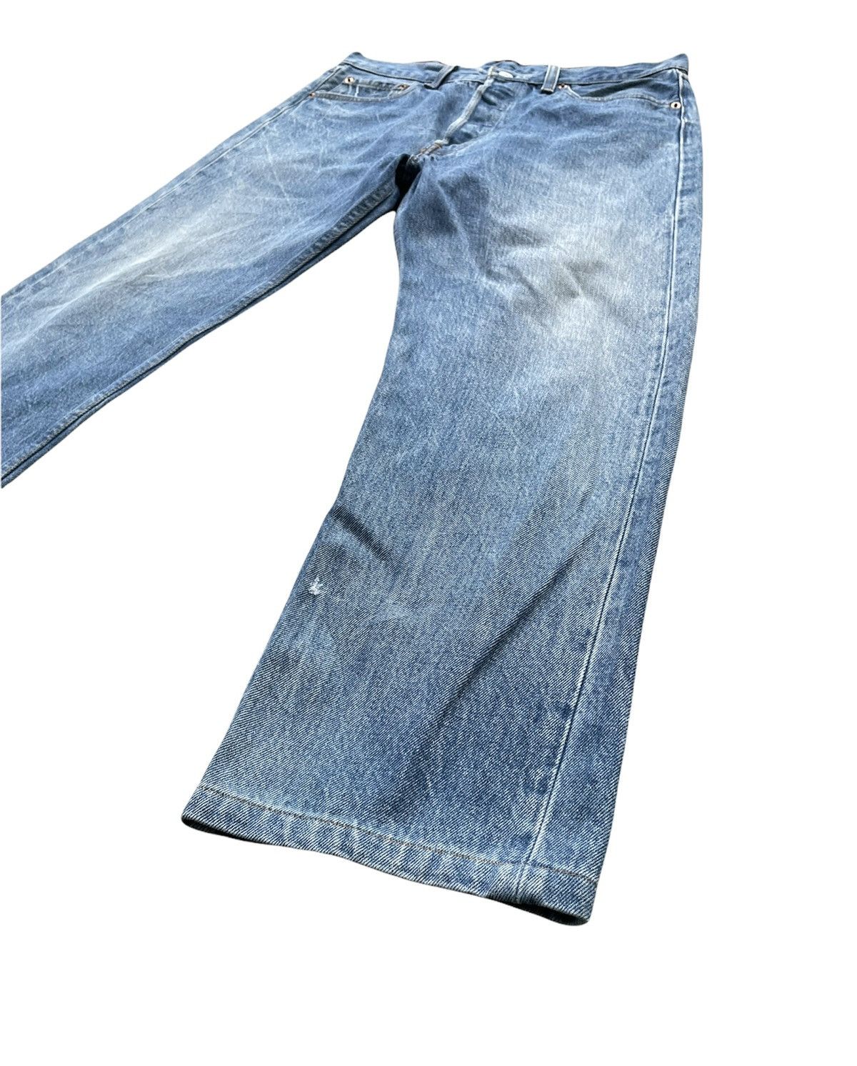 Levi's Vintage Levis 501 1996 USA Stone Wash Denim Size US 32 / EU 48 - 2 Thumbnail