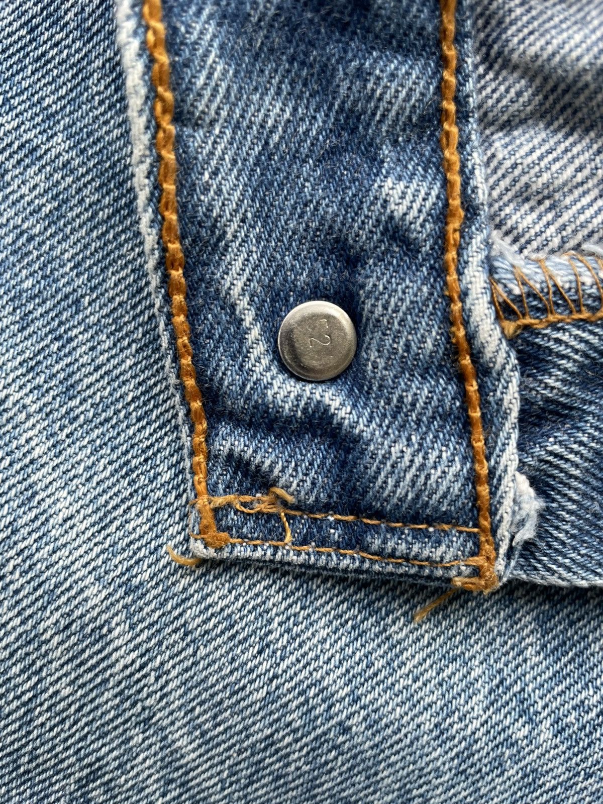 Levi's Vintage Levis 501 1996 USA Stone Wash Denim Size US 32 / EU 48 - 13 Thumbnail