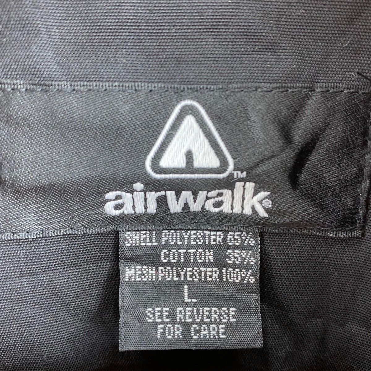 Vintage AIRWALK Skateboard Japanese Brand Button Up Red