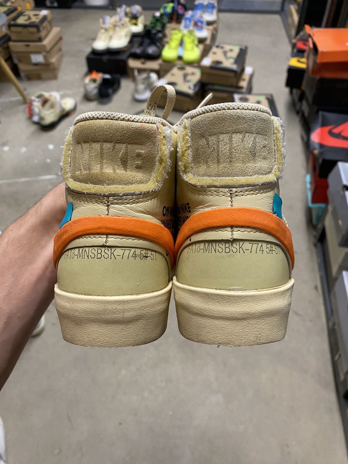 Nike × Off-White Off whi tee nike blazer hi All Hallows’ eve Size US 5 / EU 37 - 4 Thumbnail