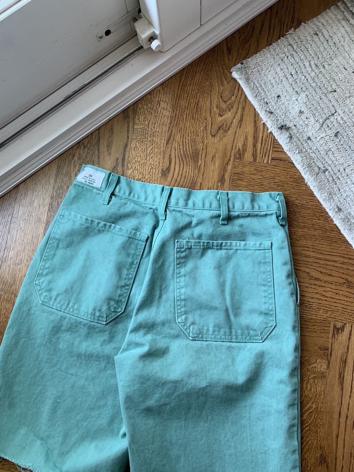 Carhartt × Vintage Vintage Cutoff Work Shorts Mint 90s Canvas Workwear Raw Jort Size US 32 / EU 48 - 3 Thumbnail