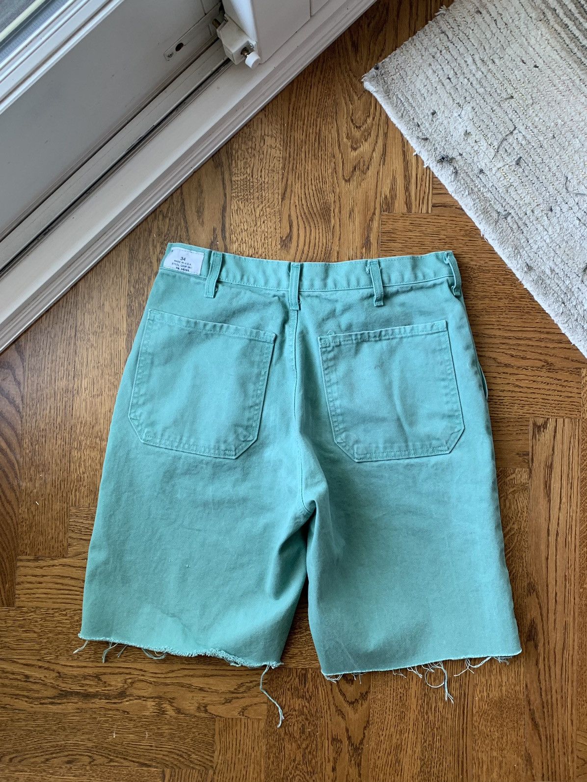 Carhartt × Vintage Vintage Cutoff Work Shorts Mint 90s Canvas Workwear Raw Jort Size US 32 / EU 48 - 14 Thumbnail