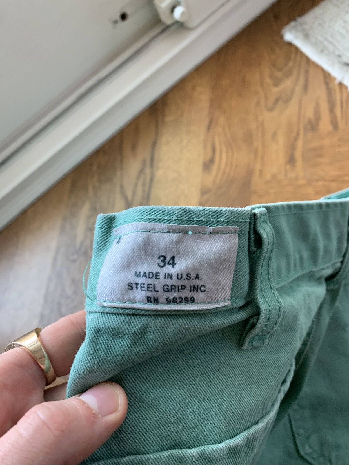 Carhartt × Vintage Vintage Cutoff Work Shorts Mint 90s Canvas Workwear Raw Jort Size US 32 / EU 48 - 4 Thumbnail