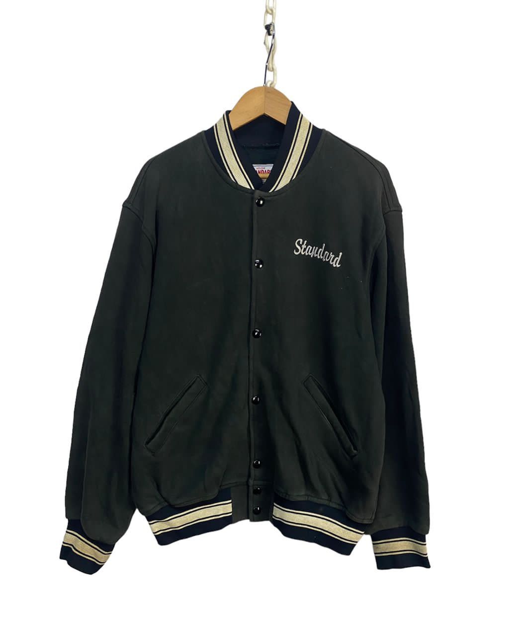 Vintage high standard work wear snap button jacket
