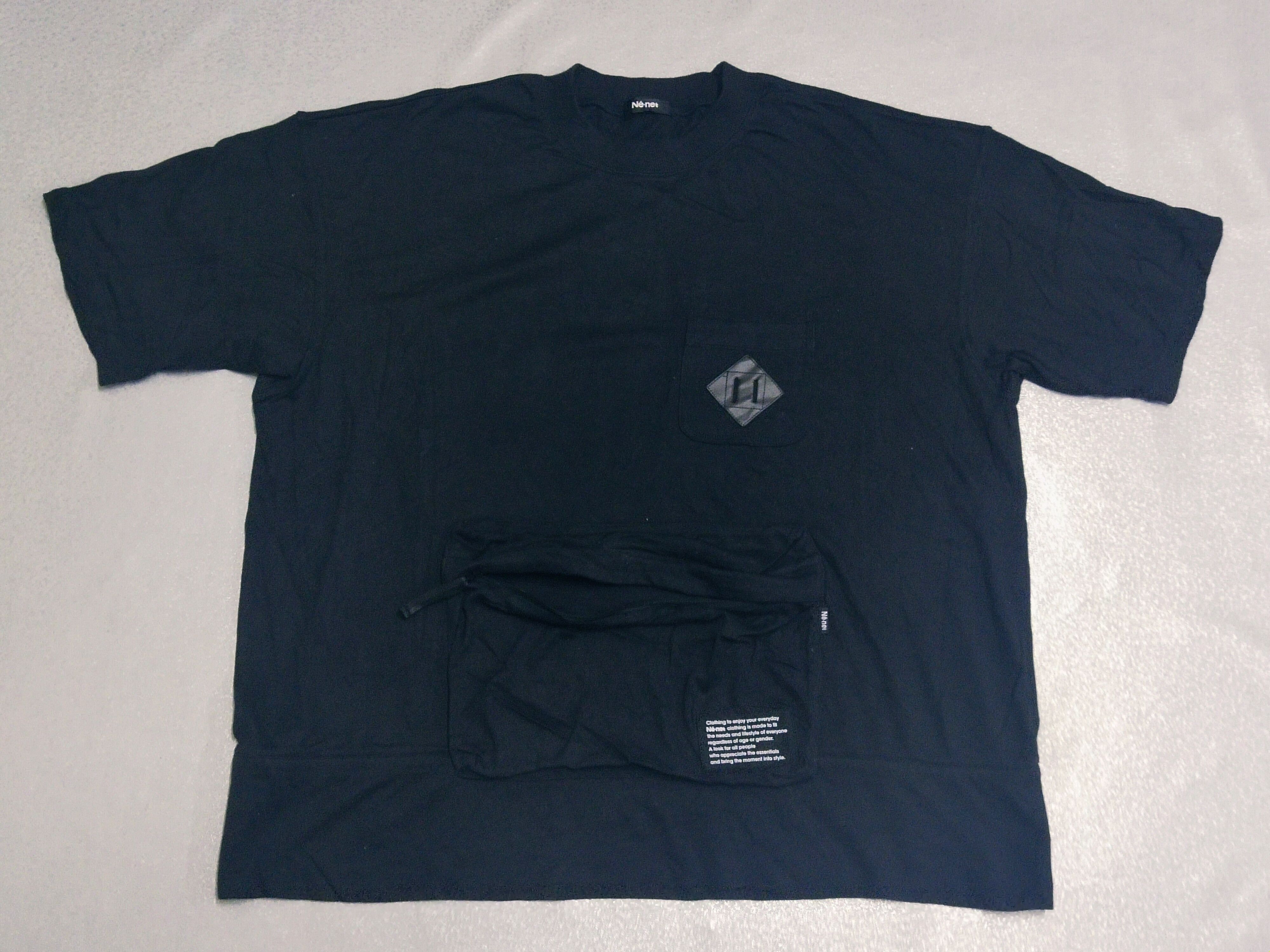 🔥 Rare Issey Miyake Ne Net Anorak Pocket Wide T Shirt