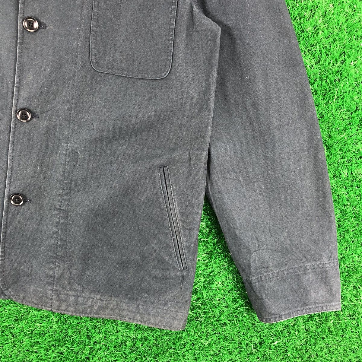 Uniqlo Vintage Uniqlo Chore Jacket Duck Canvas Workwear Style Size US M / EU 48-50 / 2 - 3 Thumbnail