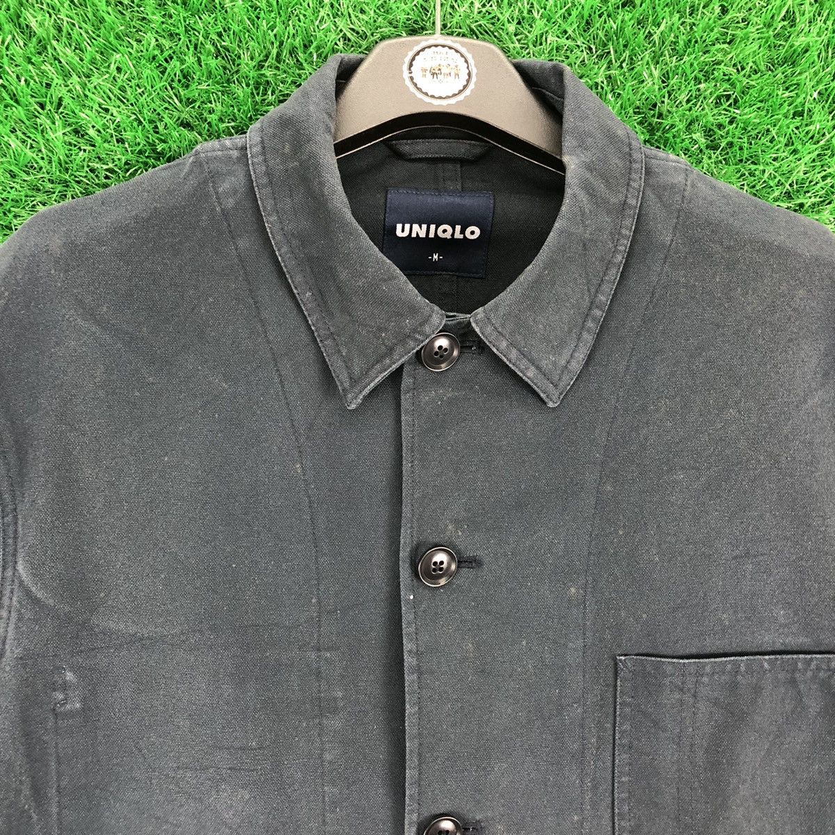 Uniqlo Vintage Uniqlo Chore Jacket Duck Canvas Workwear Style Size US M / EU 48-50 / 2 - 7 Thumbnail