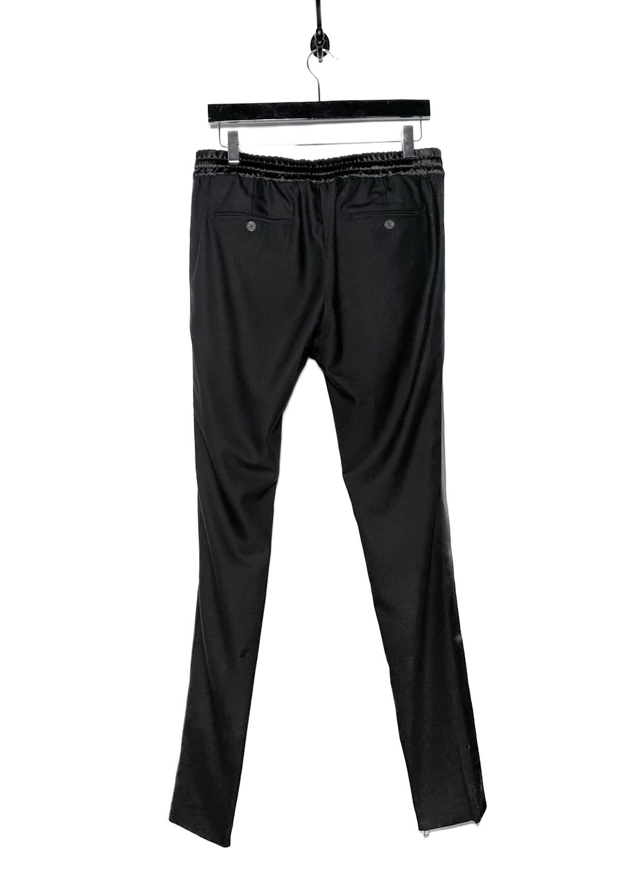 Balmain Balmain Black Tuxedo Lounge Zipped Trousers Size US 34 / EU 50 - 2 Thumbnail
