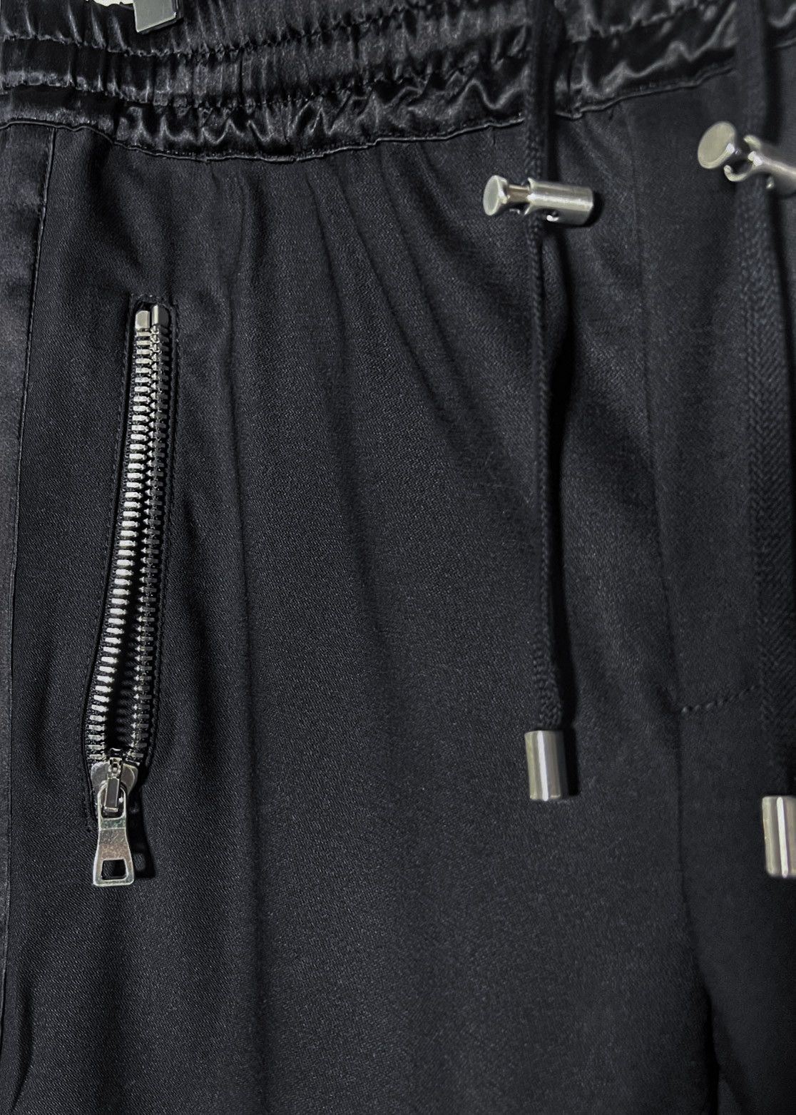 Balmain Balmain Black Tuxedo Lounge Zipped Trousers Size US 34 / EU 50 - 5 Thumbnail