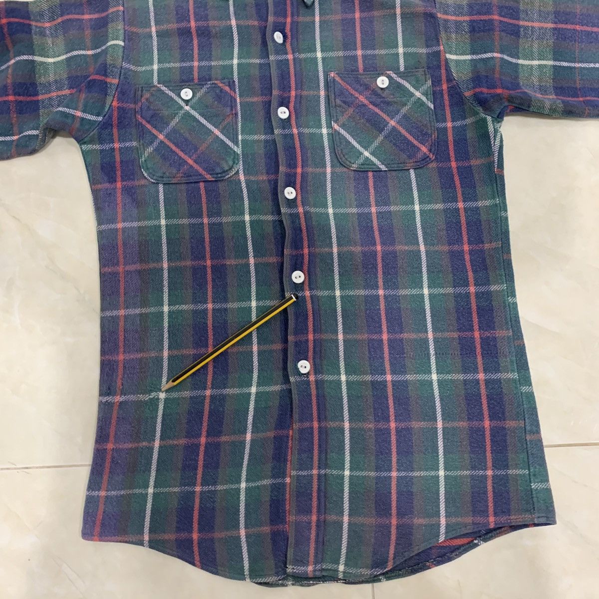 Flannel × Japanese Brand × Vintage ELY Flannel Size S14-14. 1/2 Fit S Size US S / EU 44-46 / 1 - 7 Thumbnail