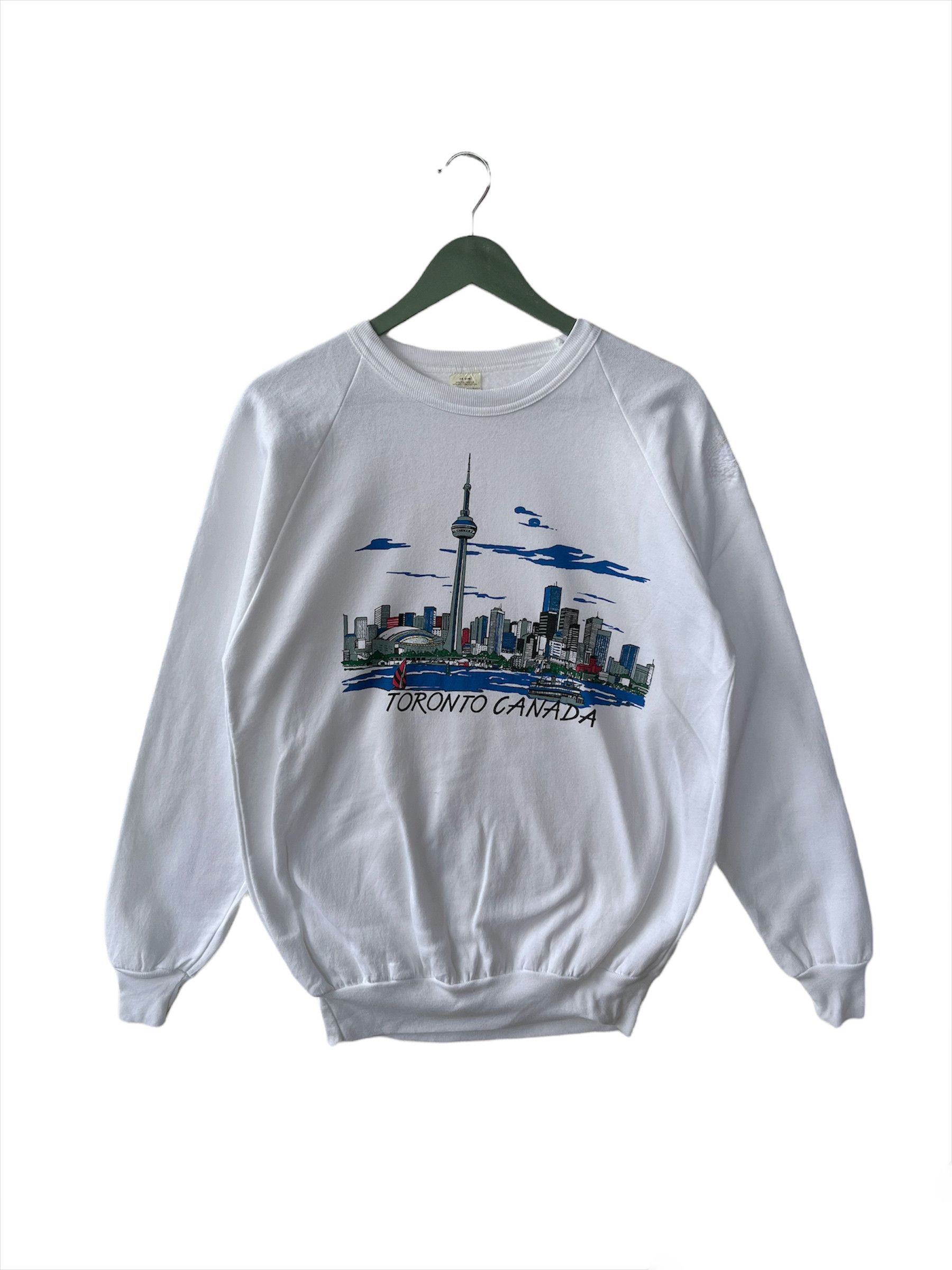 Vintage Vintage 80s Toronto City Panoramic Sweatshirt Size US M / EU 48-50 / 2 - 1 Thumbnail