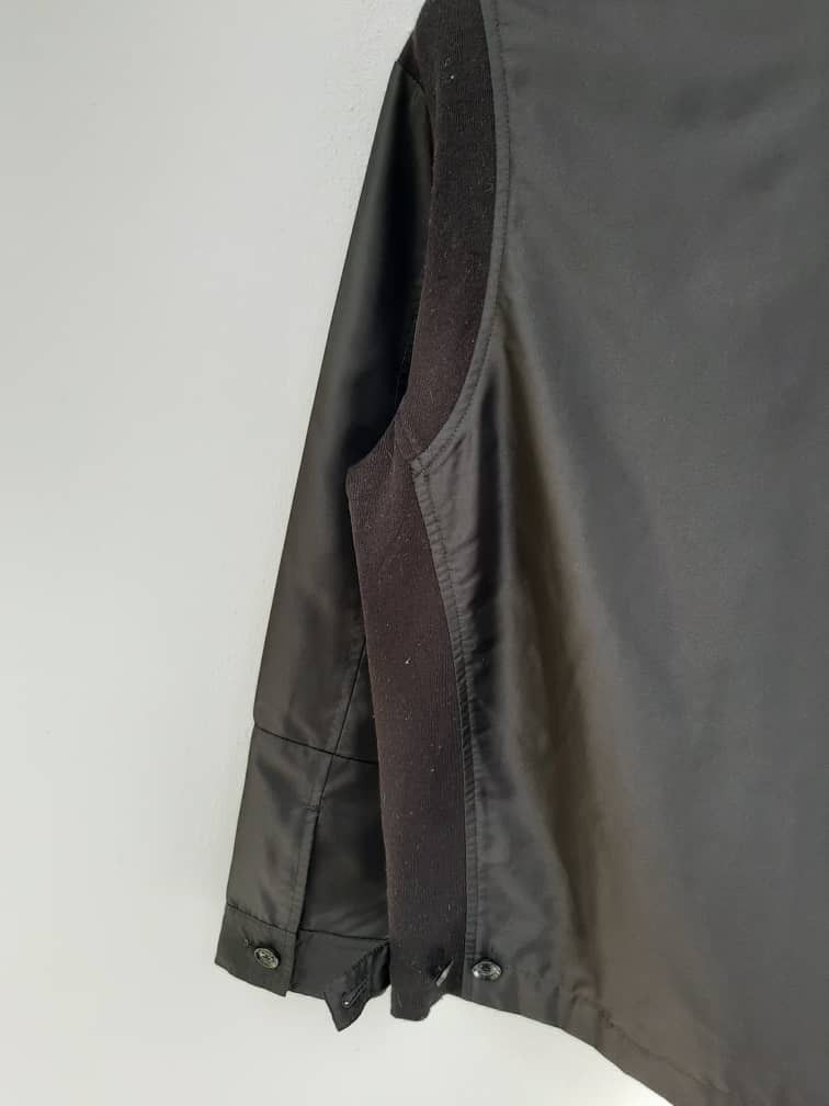 Yohji Yamamoto Rare!! Iconic Black Laine Wool Yohji Yamamoto Y's For Men Size US L / EU 52-54 / 3 - 6 Thumbnail
