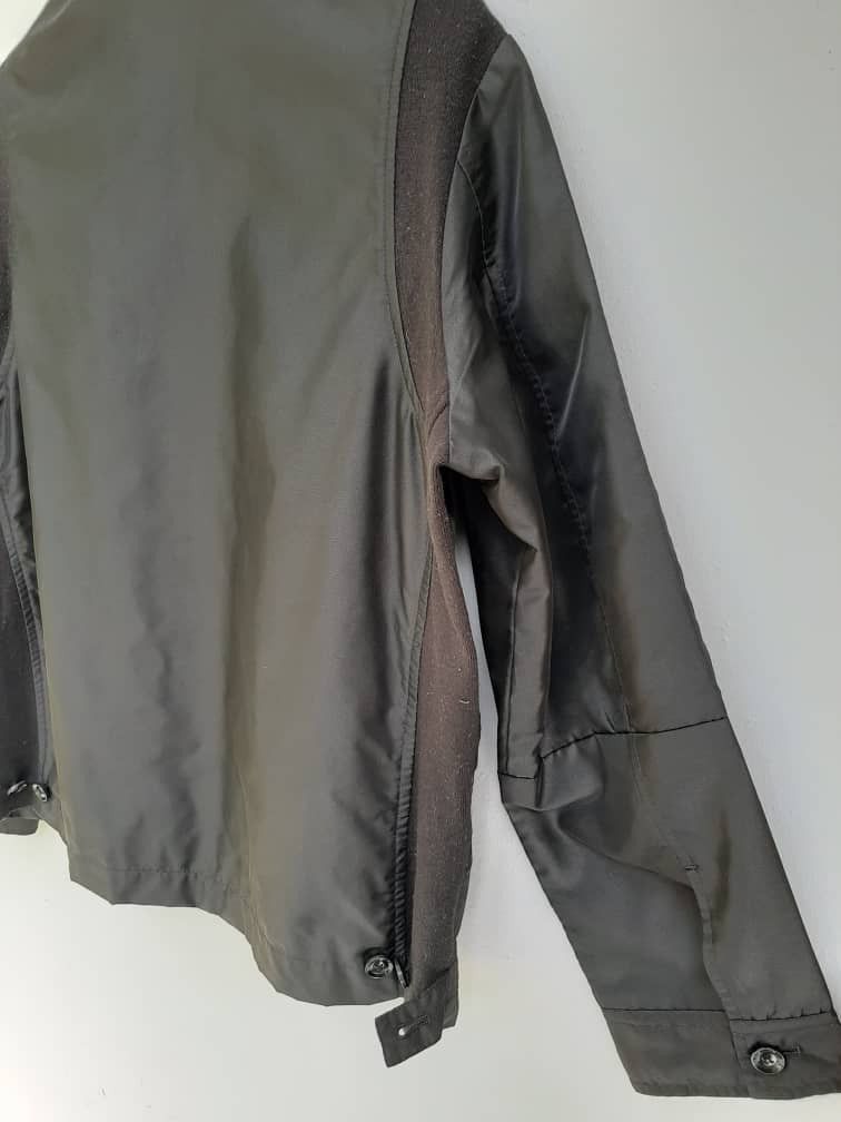 Yohji Yamamoto Rare!! Iconic Black Laine Wool Yohji Yamamoto Y's For Men Size US L / EU 52-54 / 3 - 8 Thumbnail