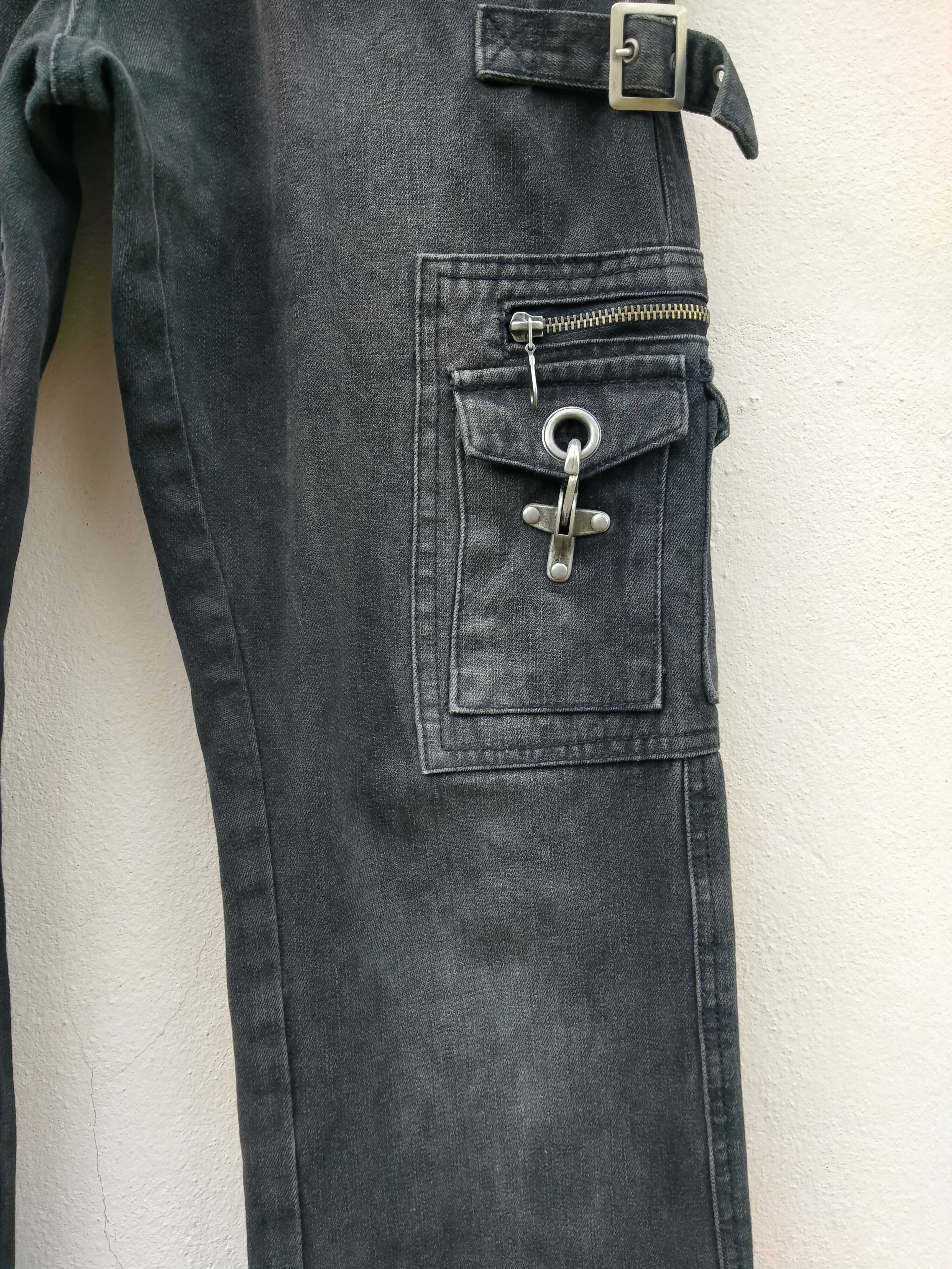 14th Addiction Japanese Brand In The Attic Flare Punk Bondage Zipper Hooks Size US 32 / EU 48 - 8 Thumbnail