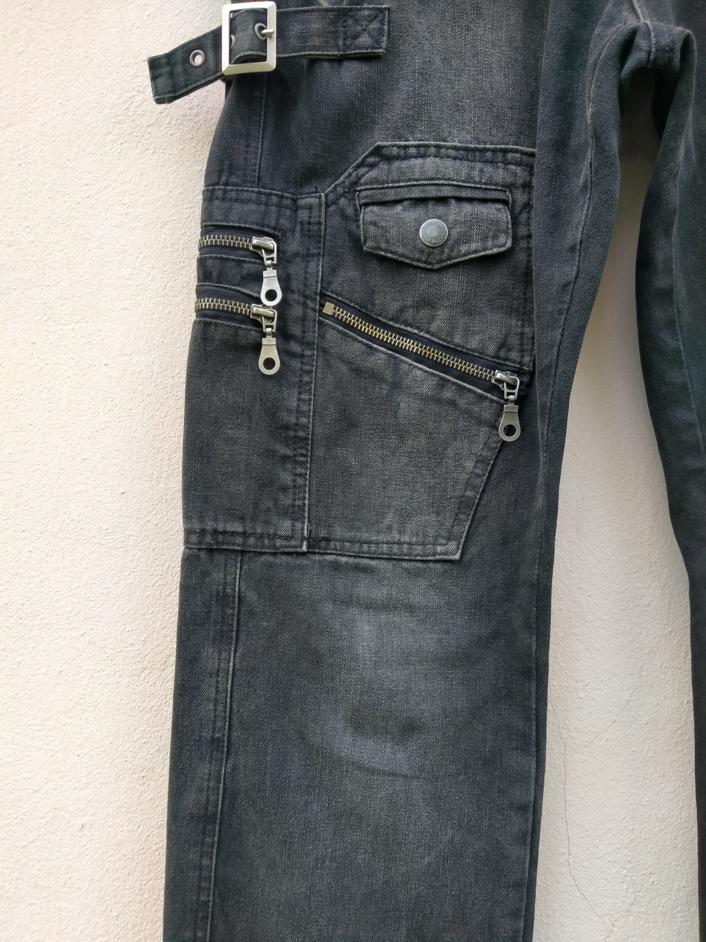 14th Addiction Japanese Brand In The Attic Flare Punk Bondage Zipper Hooks Size US 32 / EU 48 - 5 Thumbnail