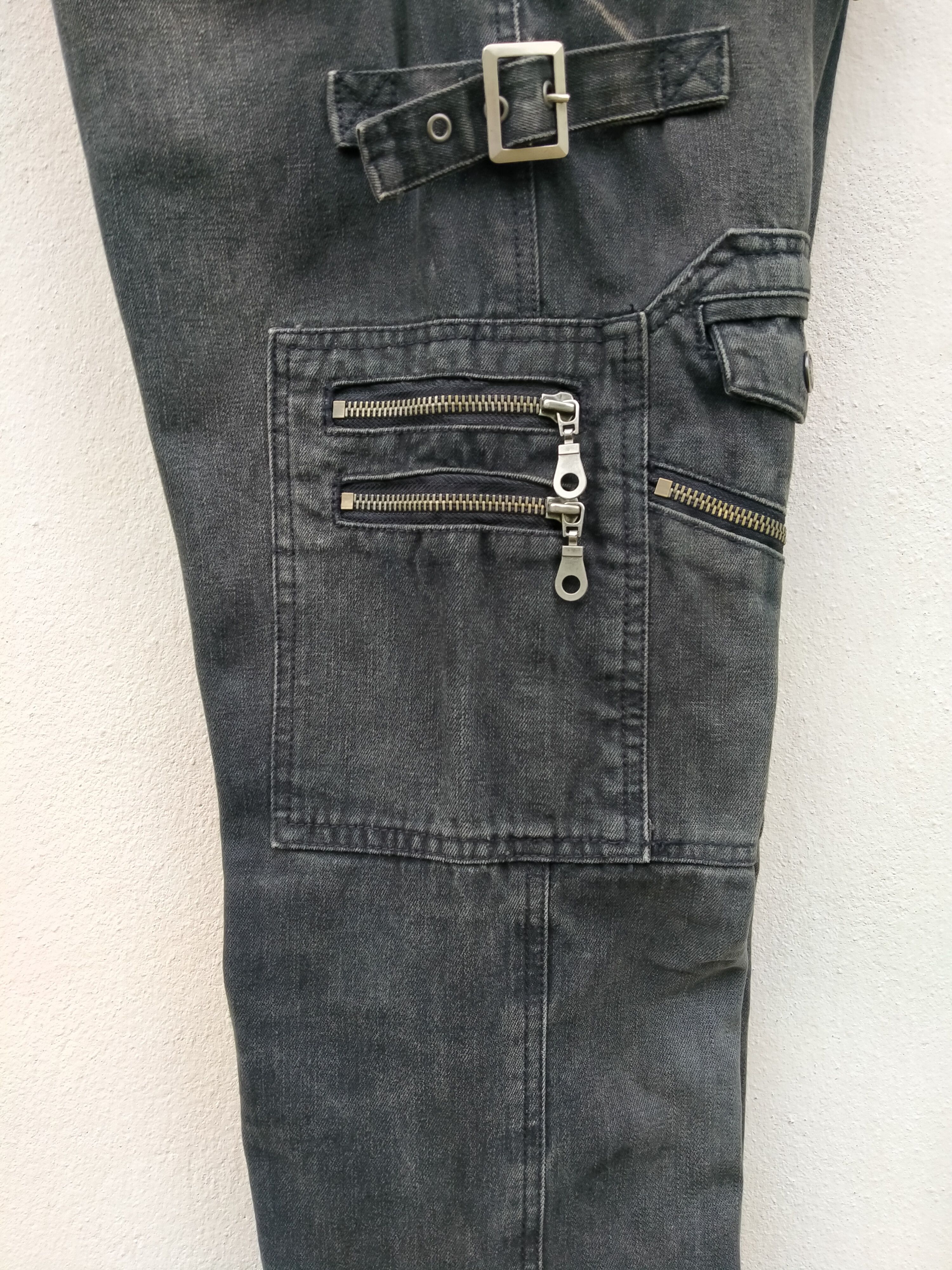 14th Addiction Japanese Brand In The Attic Flare Punk Bondage Zipper Hooks Size US 32 / EU 48 - 16 Thumbnail