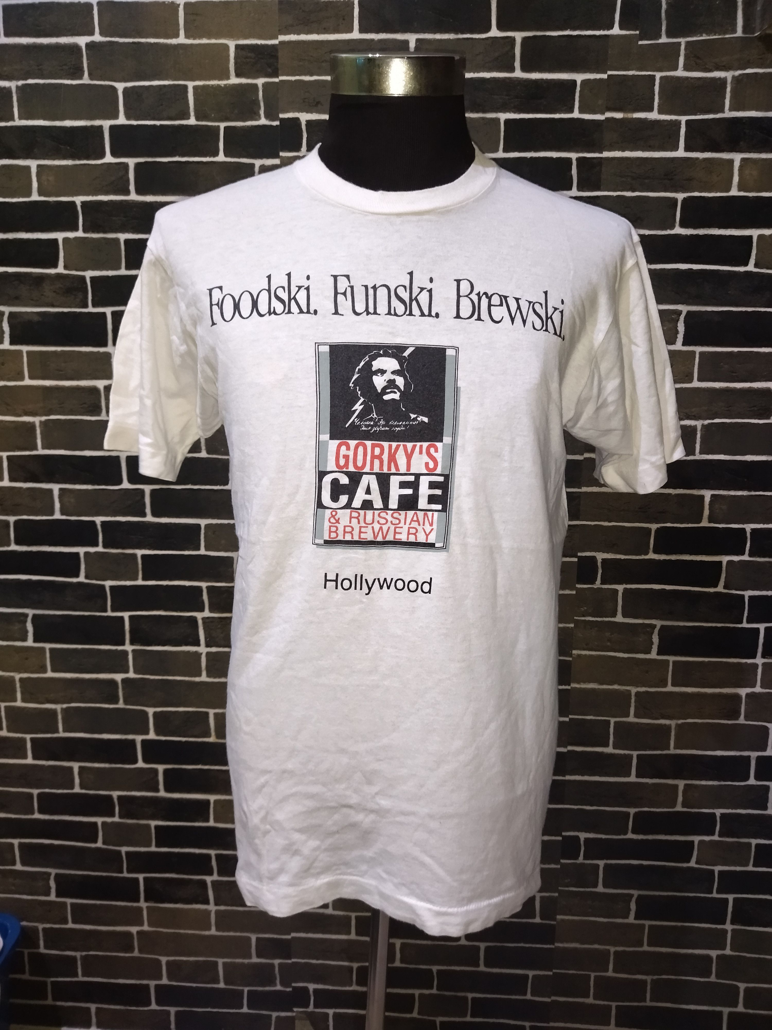 Vintage 90s Gorky's Cafe & Russian Brewery Tshirt
