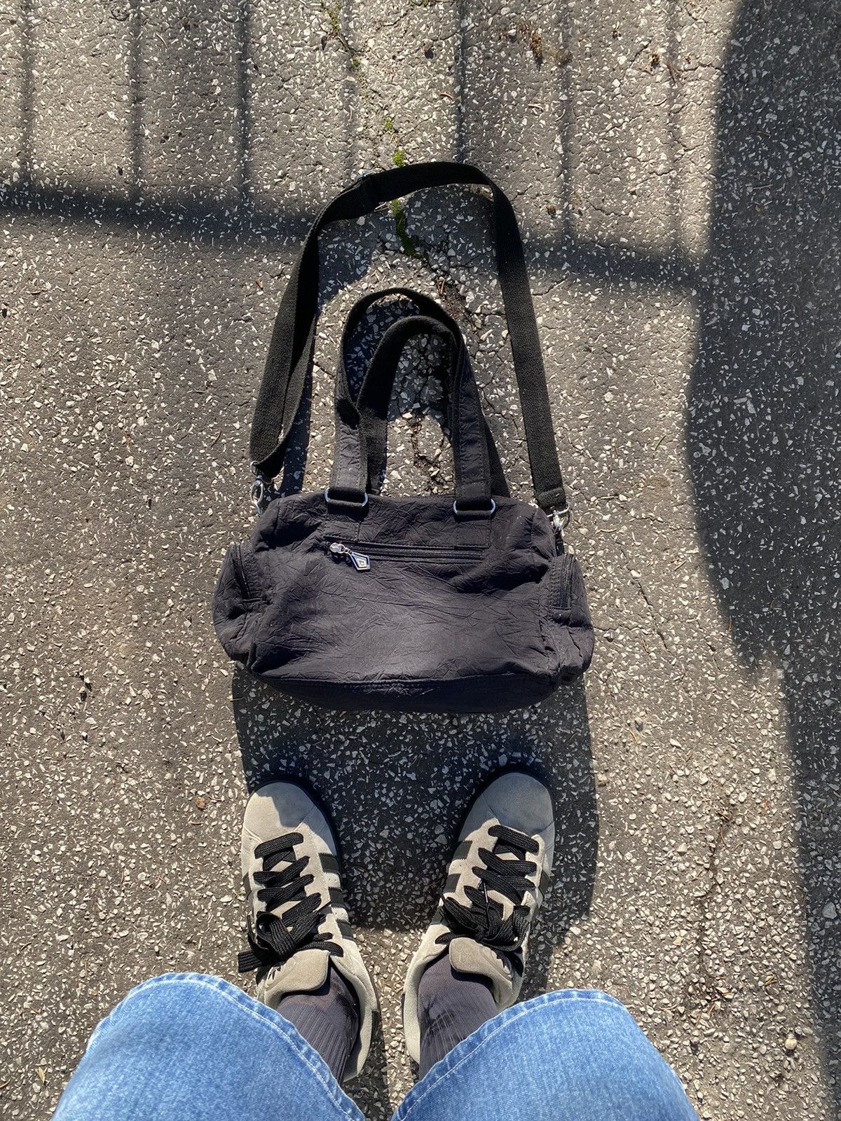 Japanese Brand Japanese Vintage Utility Nylon Cotton Y2K Streetwear Bag Size ONE SIZE - 8 Thumbnail
