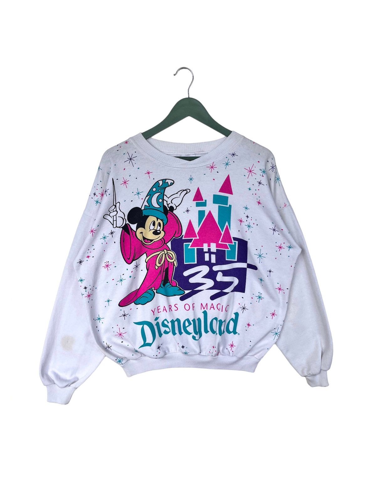 Disney × Mickey Mouse × Vintage Vintage 35th Years Of Magic Disneyland Sweatshirt Size US M / EU 48-50 / 2 - 1 Thumbnail